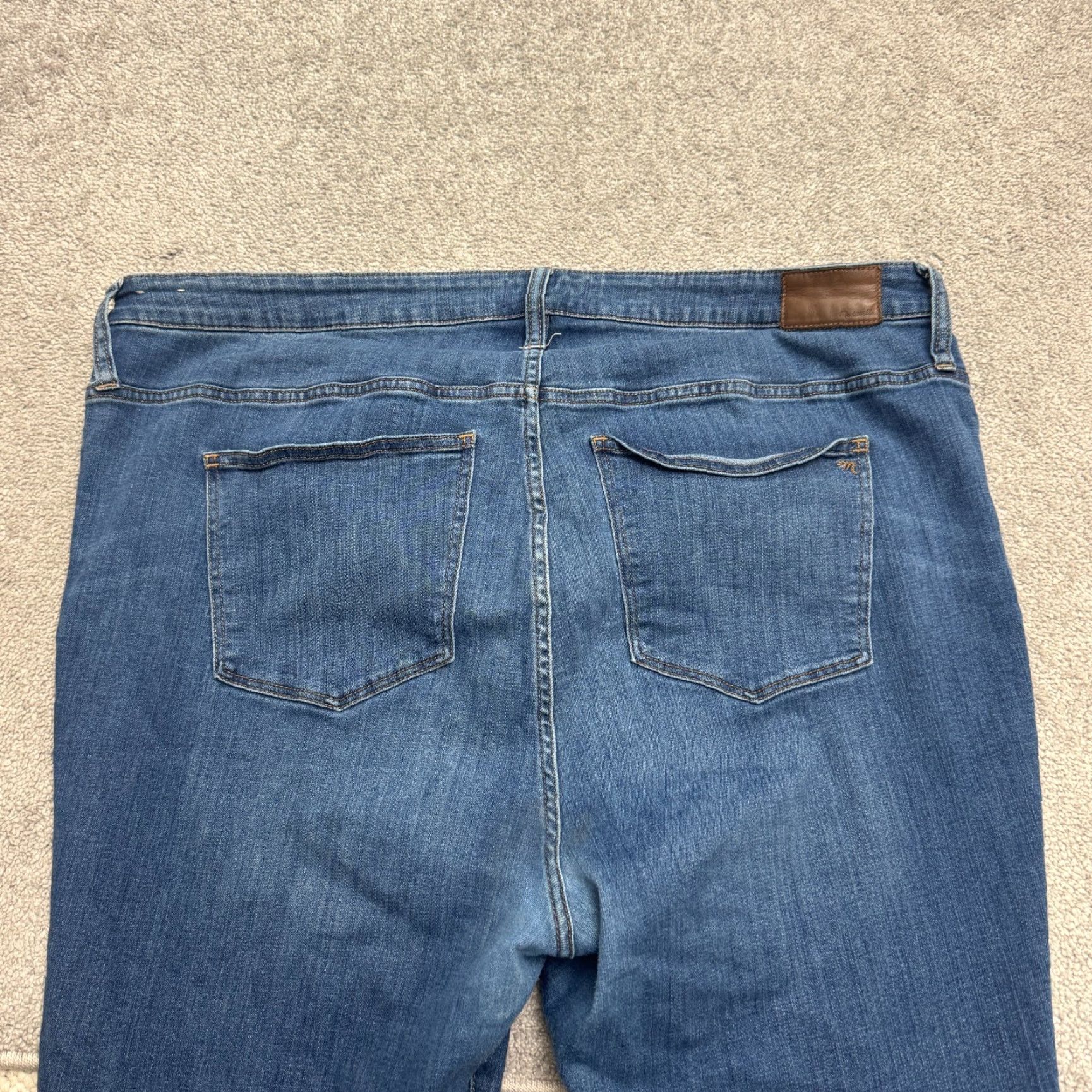 Madewell Madewell Jeans Womens 36 Blue Medium Wash Stretch 9" Mid Rise Skinny Denim Classic Slim Fit City Streetwear Women Size 25" / US 0 / IT 36 - 4 Thumbnail