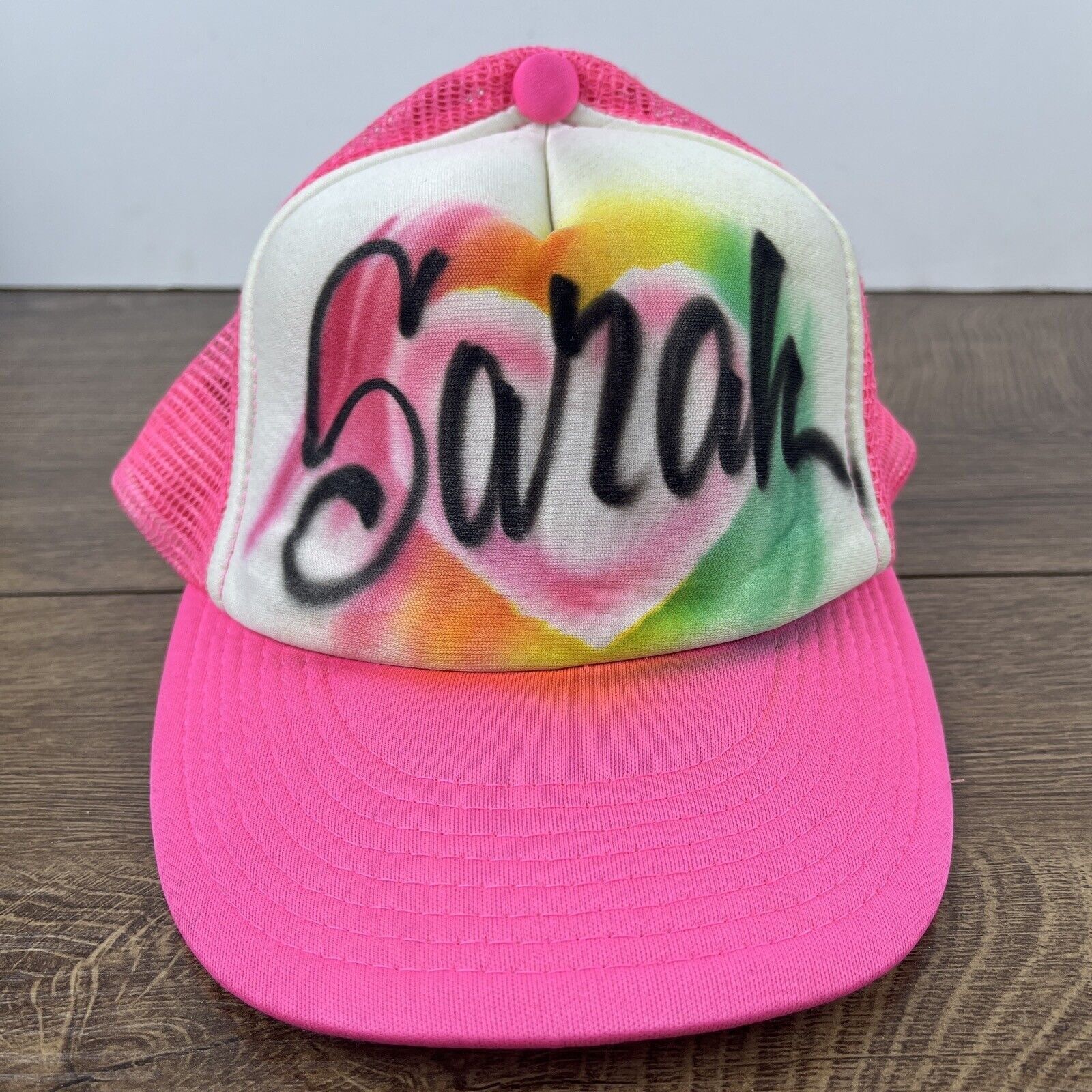 Other Sarah Hat Sarah Snapback Pink Hat Adjustable Adult Size Hat Size ONE SIZE - 3 Thumbnail