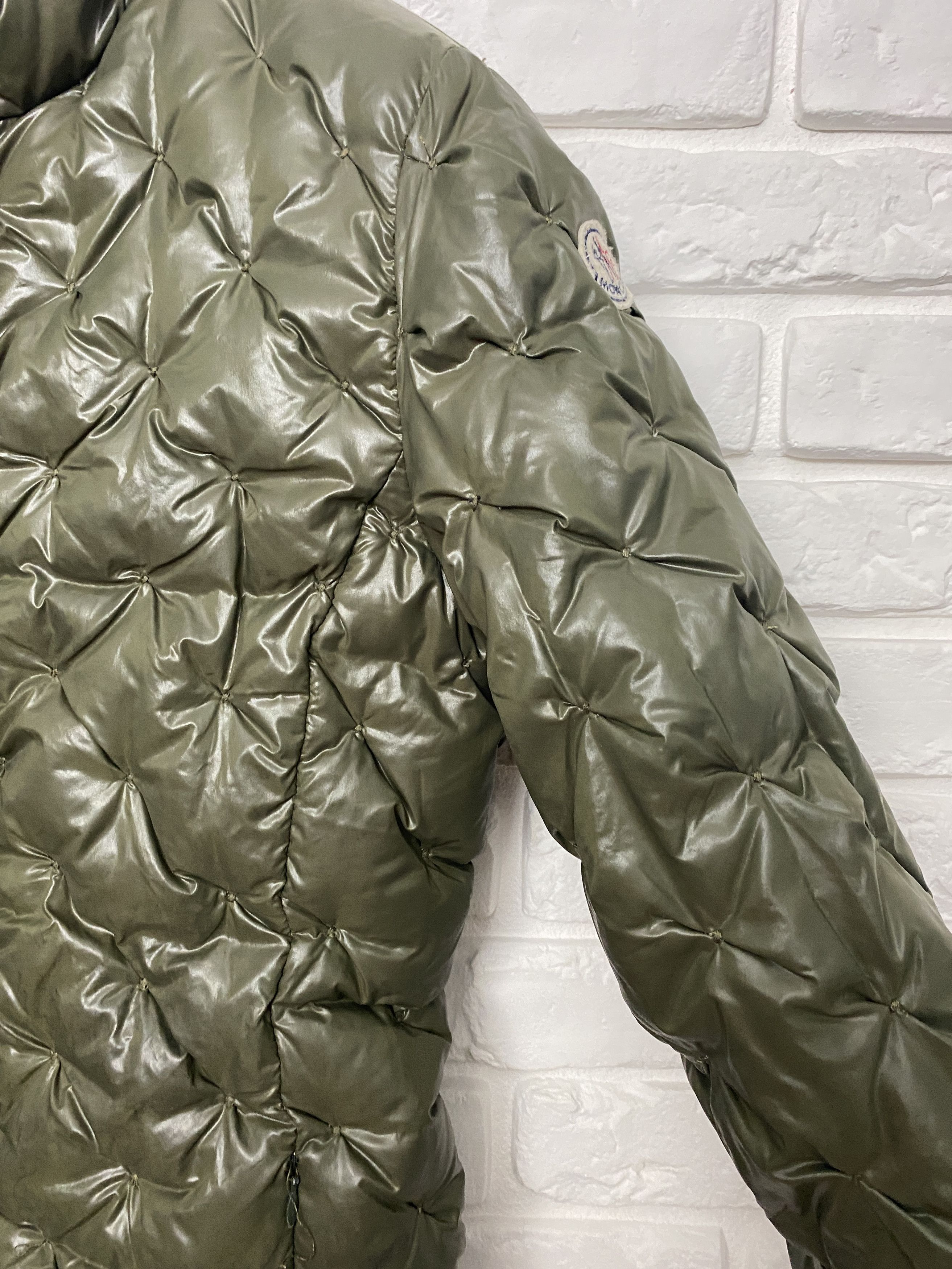 Moncler Moncler Down Quilted Jacket Puffer Khaki Small Logo Size 2 Size M / US 6-8 / IT 42-44 - 5 Thumbnail