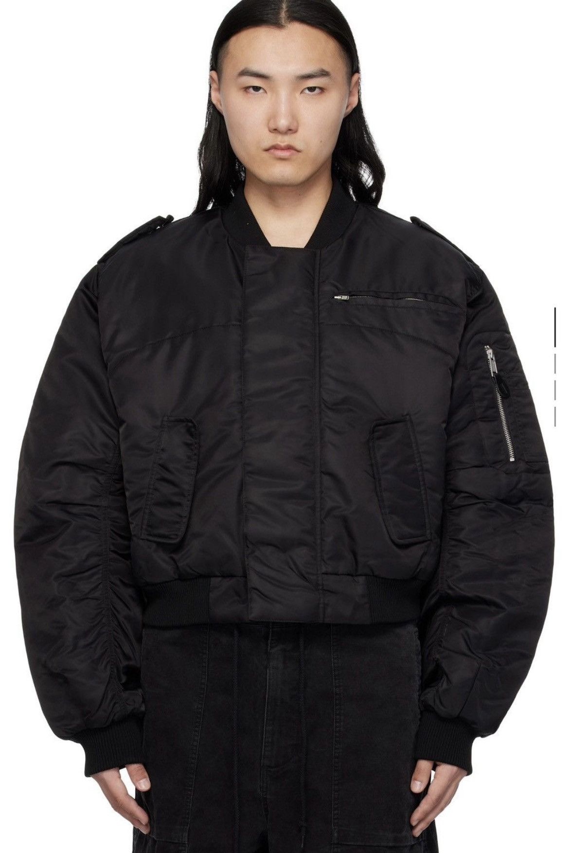 Entire Studios [FINAL PRICE DROP] Moto Bomber Black | Grailed