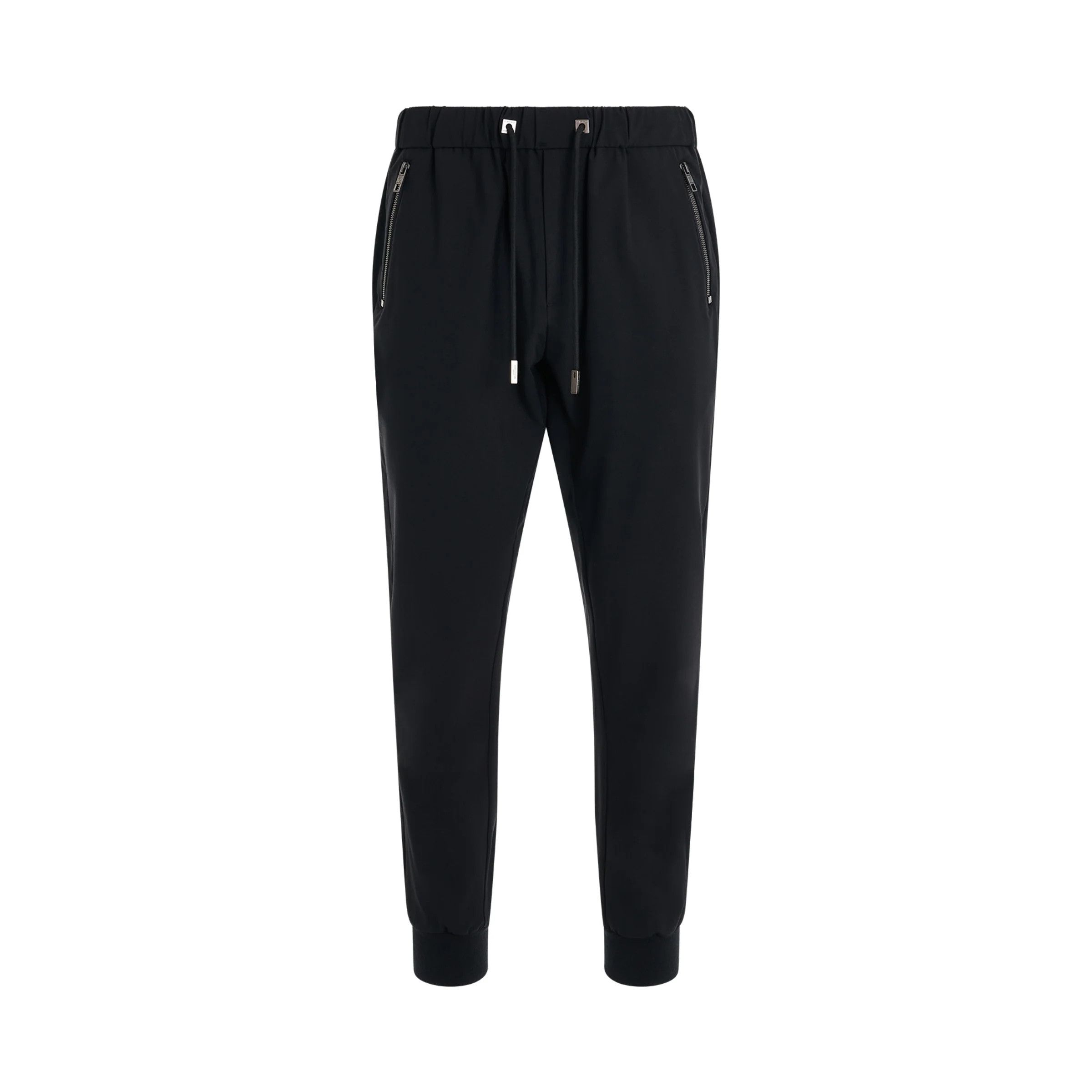 o1mris0824 Cuff Sweatpants in Black