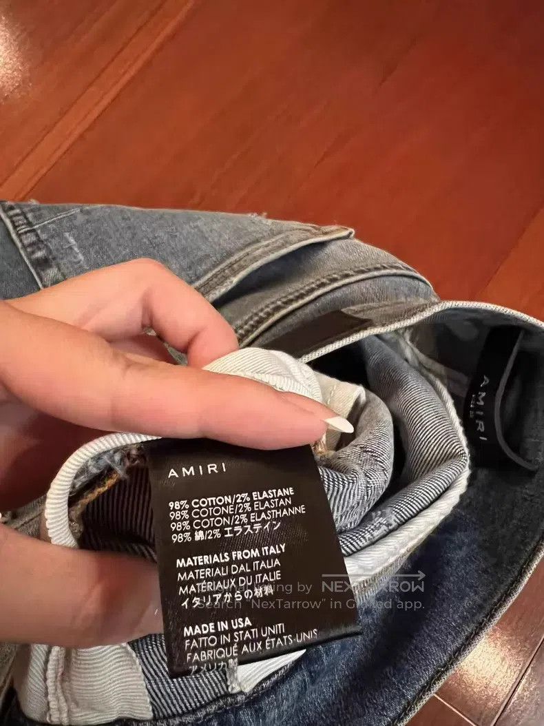 Amiri Amiri Classic multi-element patchwork destroyed denim jean Size US 32 / EU 48 - 3 Thumbnail