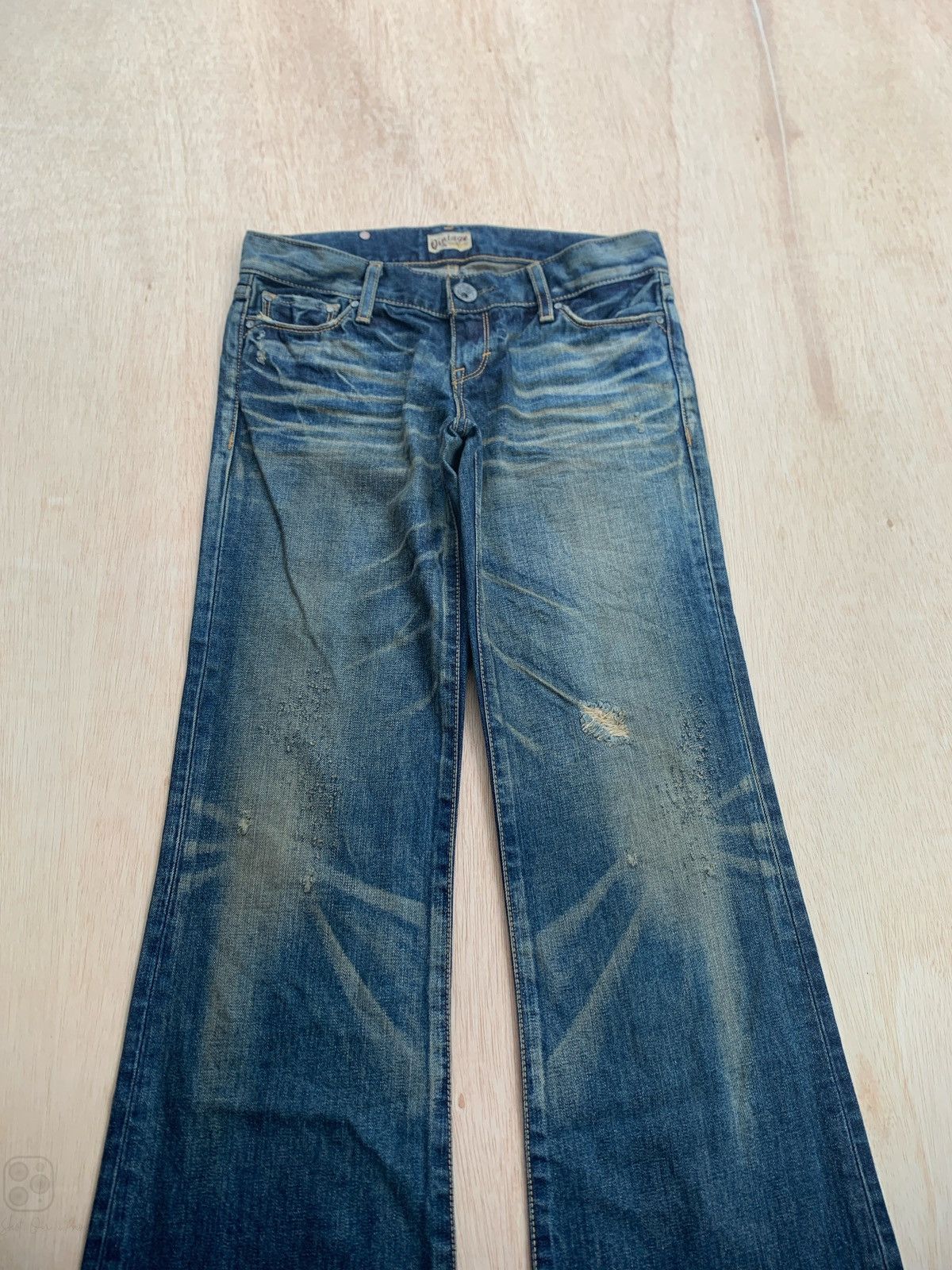 Hysteric Glamour × If Six Was Nine × Japanese Brand Flare Jeans Vintage By Stooge Denim Bootcut Size US 30 / EU 46 - 4 Thumbnail