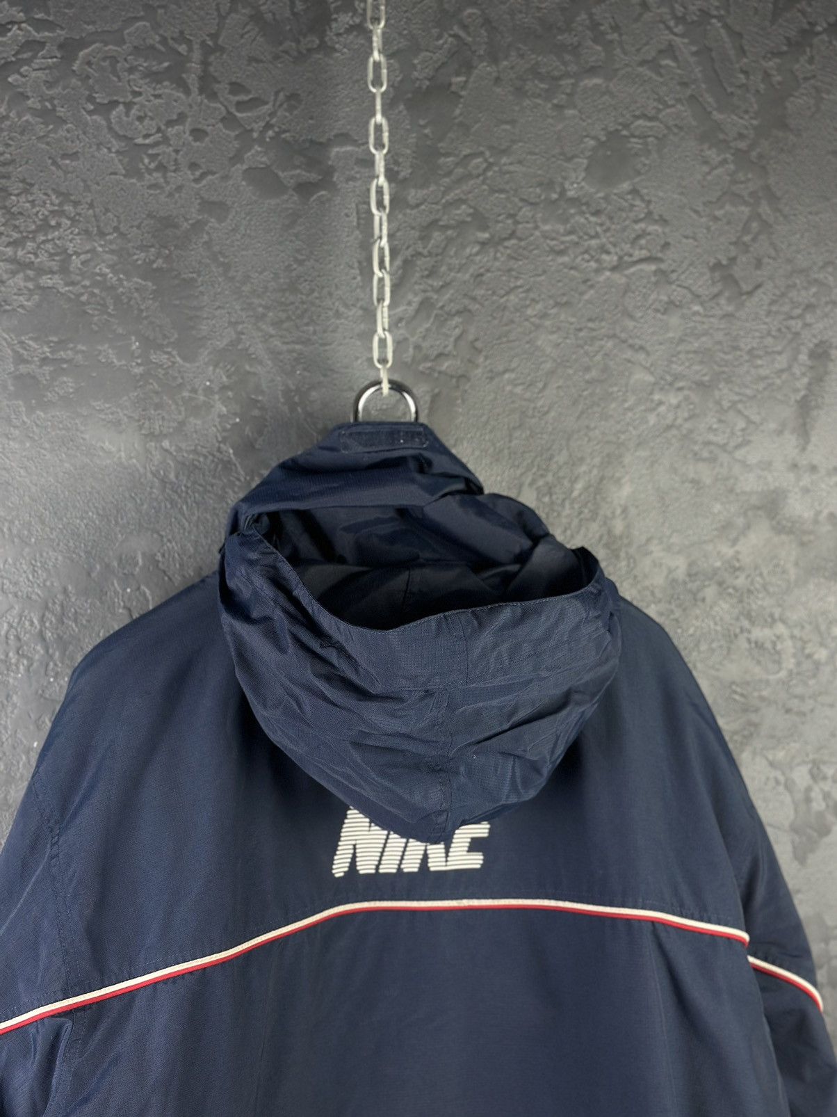 Nike × Vintage Vintage Nike Down Jacket Big Logo Swoosh Size US XL / EU 56 / 4 - 7 Thumbnail
