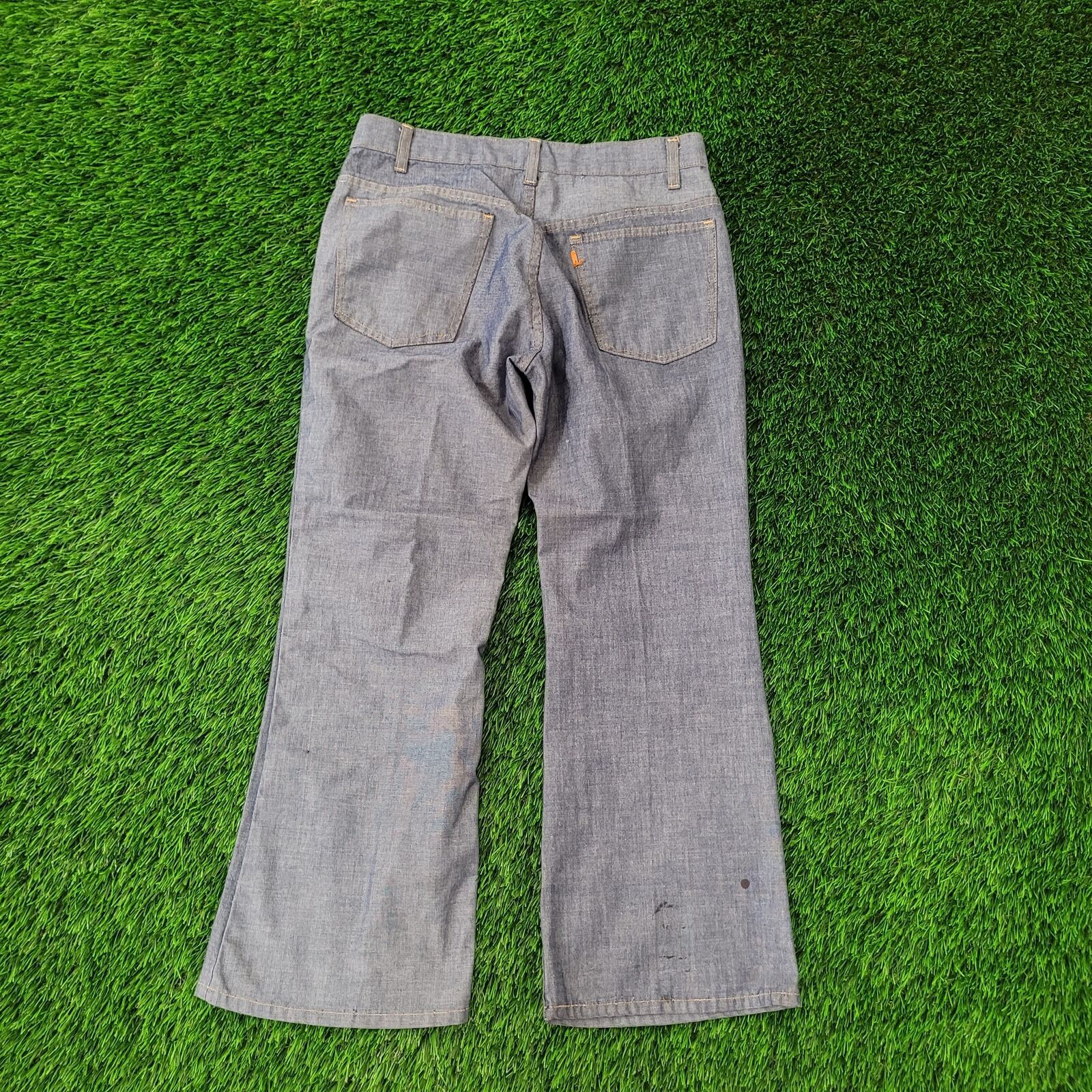 Levi's VTG 70s Levis Orange Tab Flares 30x26 Talon Bell Bottoms Size US 30 / EU 46 - 10 Thumbnail