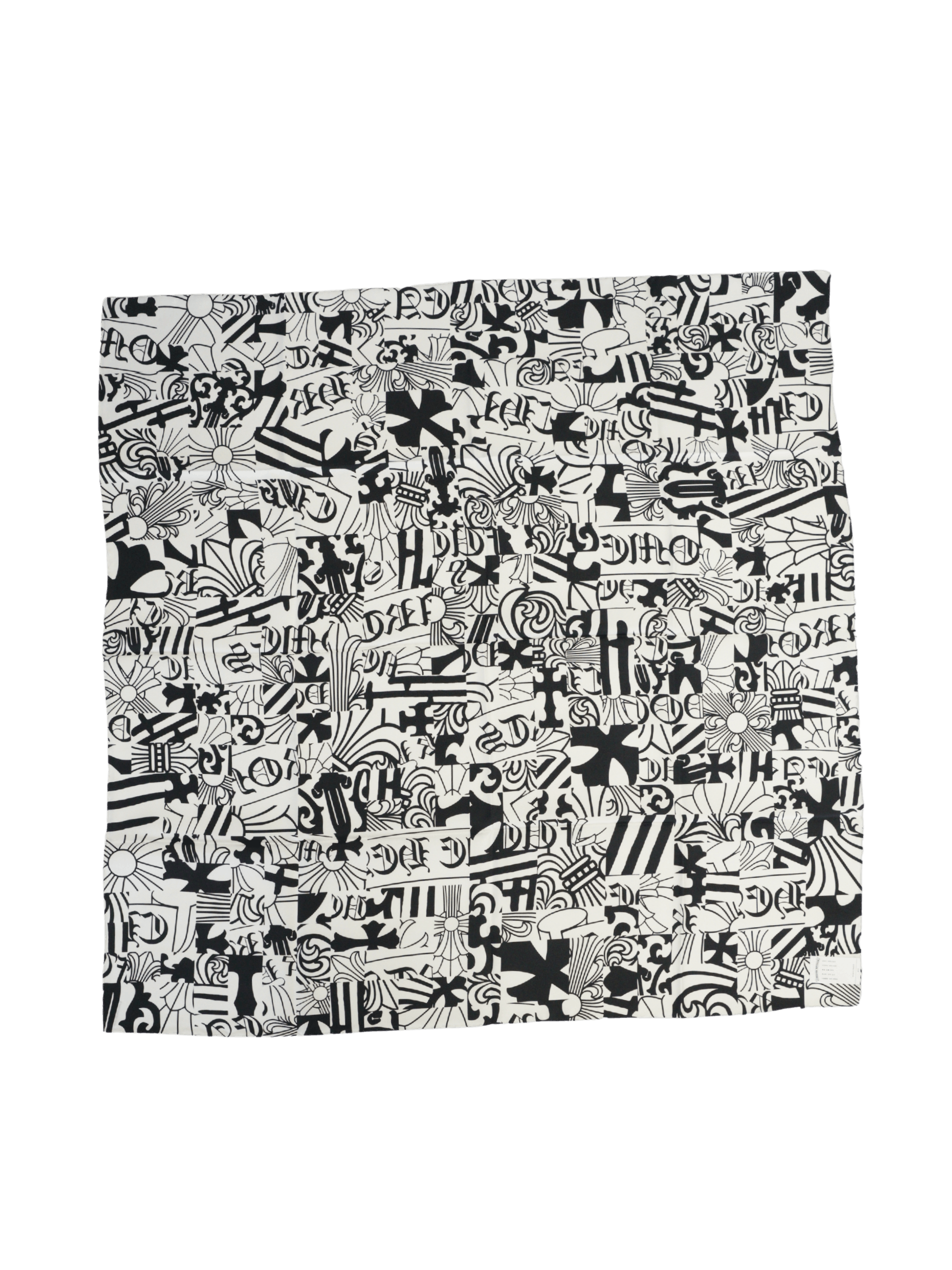 Chrome Hearts Chrome Hearts Multi Element Silk Scarf Size ONE SIZE - 2 Thumbnail