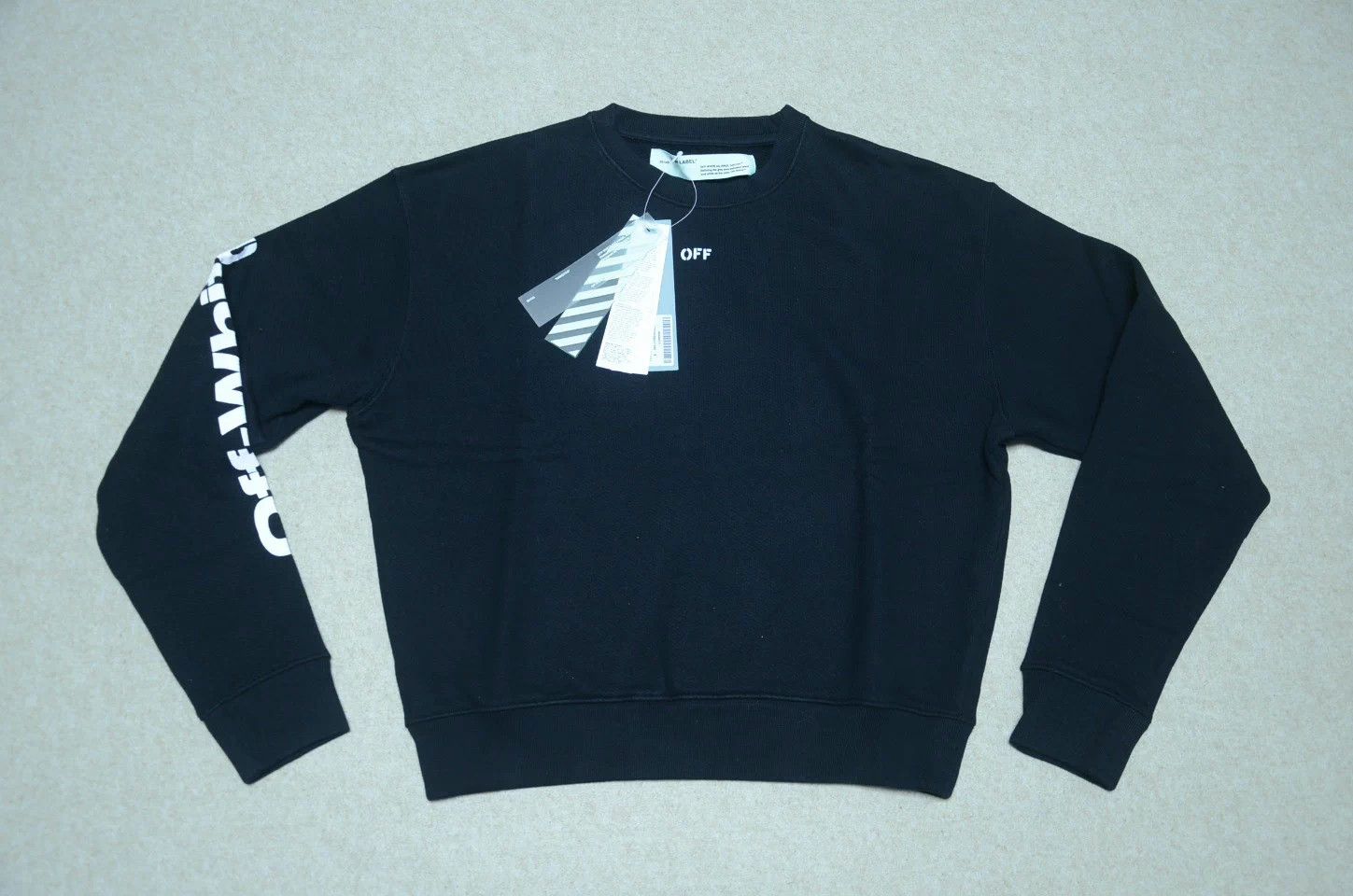 Off-White Off-White Flame Skull Oversized Unisex Sweatshirt S Size US S / EU 44-46 / 1 - 1 Thumbnail