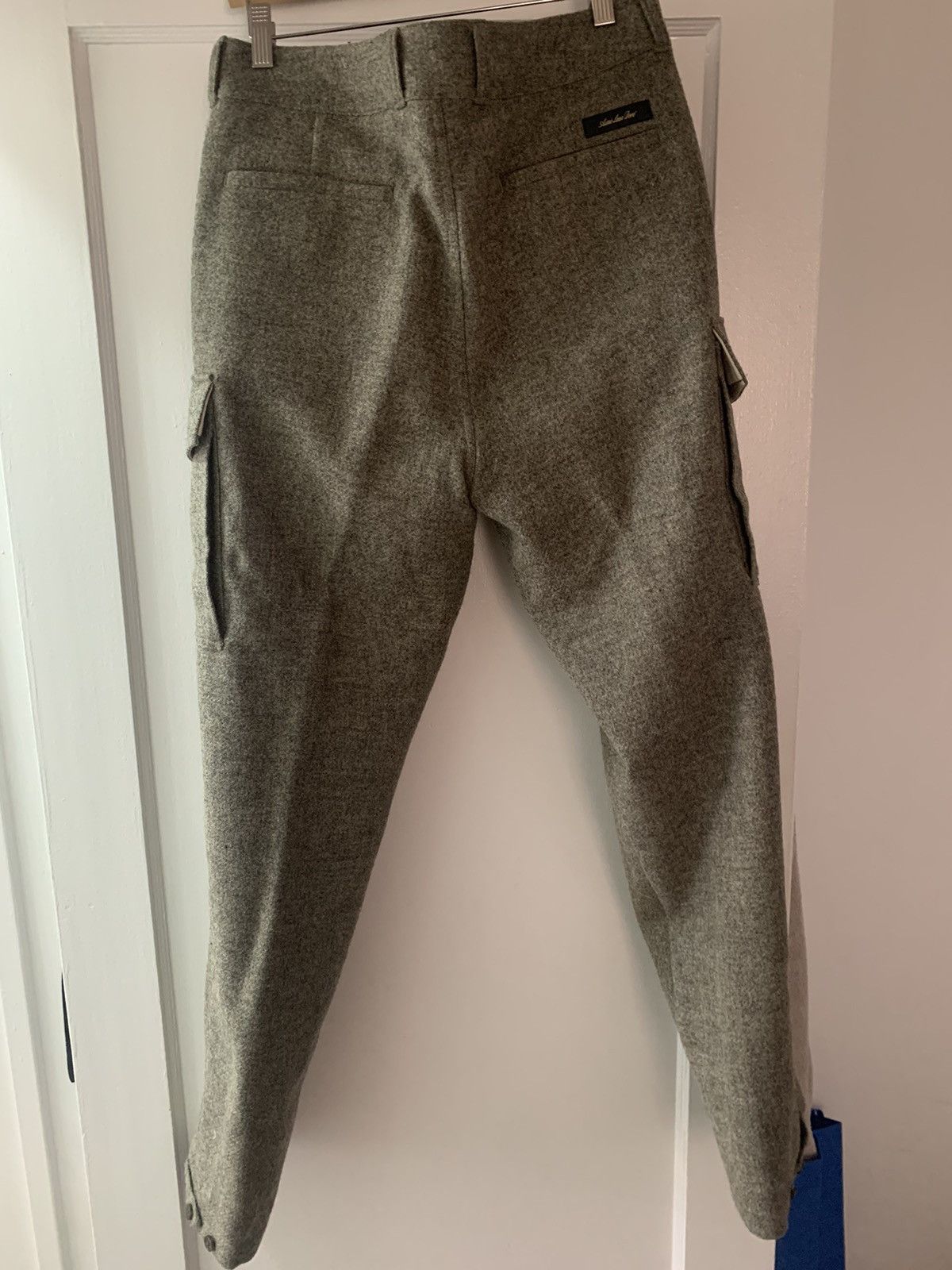 Aime Leon Dore Aime Leon Dore FW20 Wool Cargo Trousers Size US 34 / EU 50 - 4 Thumbnail