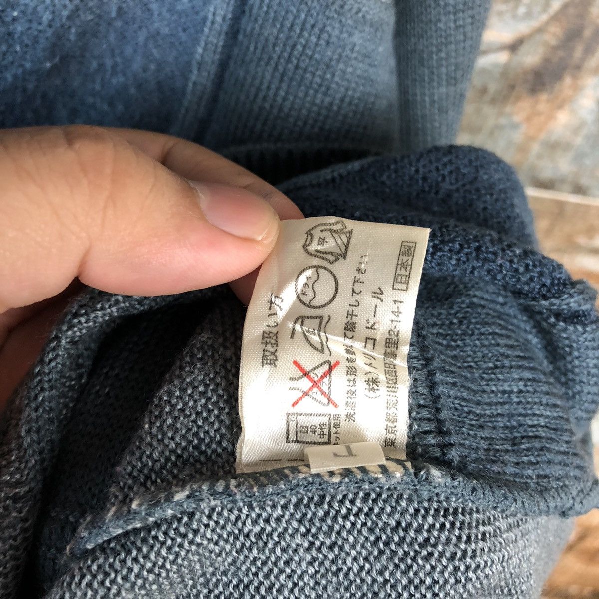 Homespun Knitwear TricoOulic Grey checkered Knitwear collar vintage #A1687 Size US L / EU 52-54 / 3 - 12 Thumbnail