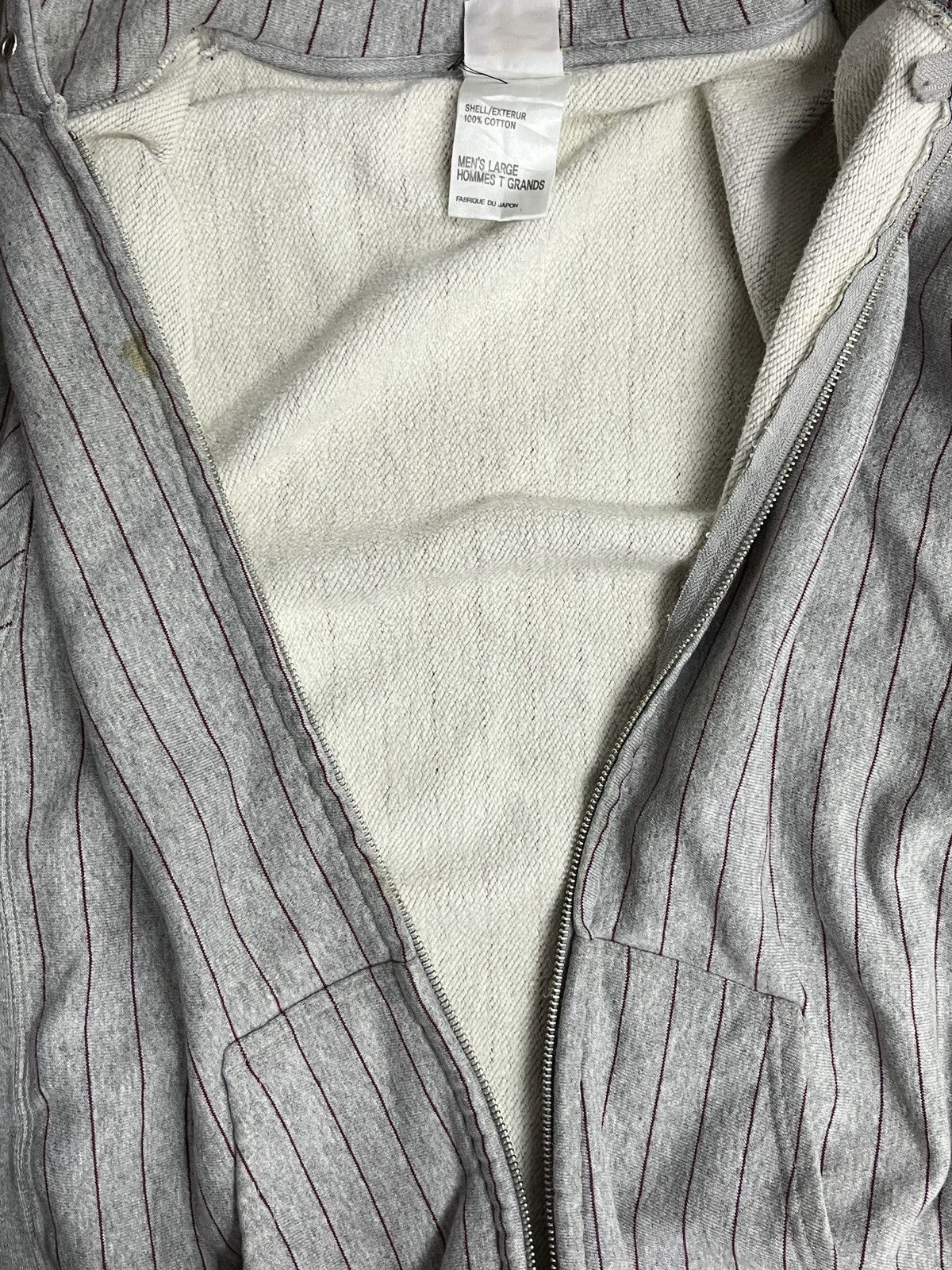 Japanese Brand × MasterPiece Masterpiece Japan Pinstripe Hooded Active Jacket Size US M / EU 48-50 / 2 - 9 Thumbnail