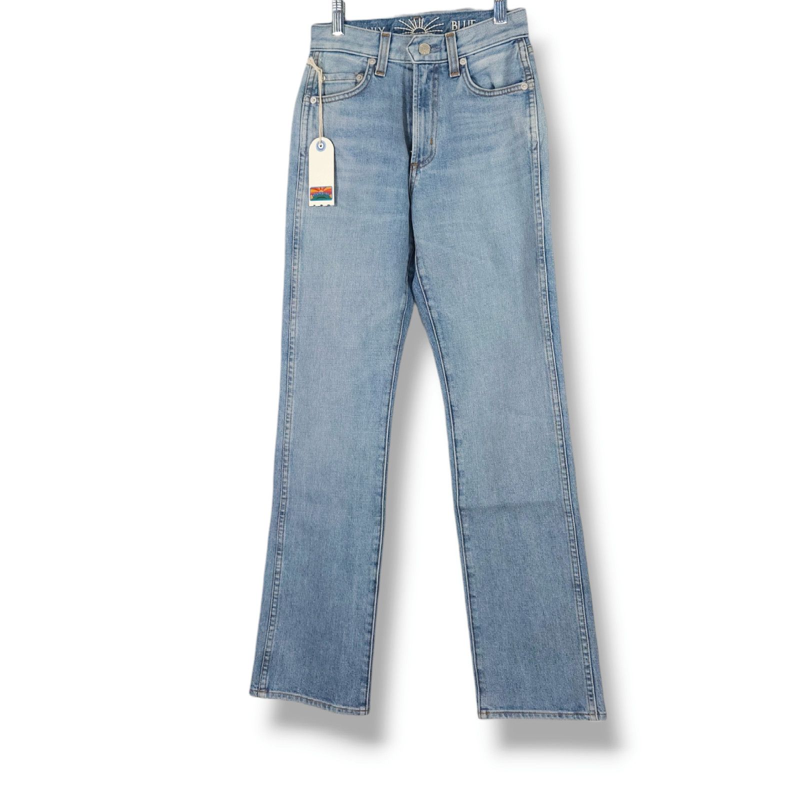 AG Adriano Goldschmied NWT Daily Blue Adriano Goldschmied Burn Straight Jean Sz. 24 Size 24" / US 00 / IT 34 - 3 Thumbnail