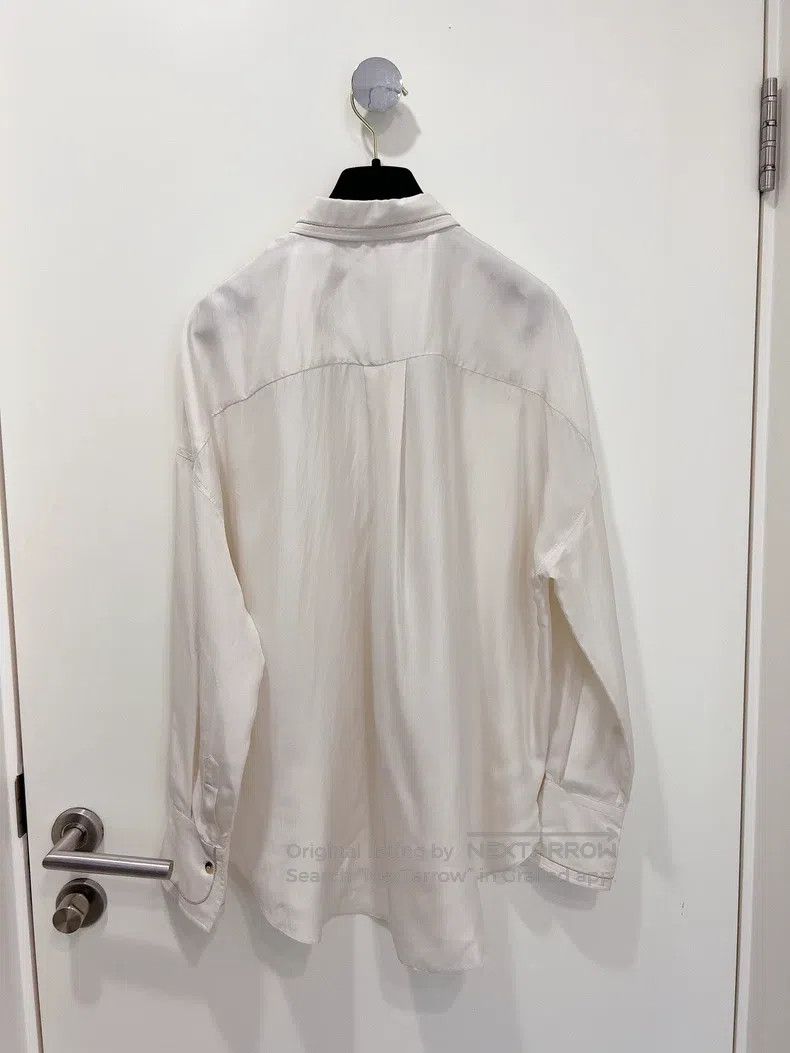 Brunello Cucinelli Brunello Cucinelli Beige Beaded Shirt Jacket Size S / US 4 / IT 40 - 2 Thumbnail