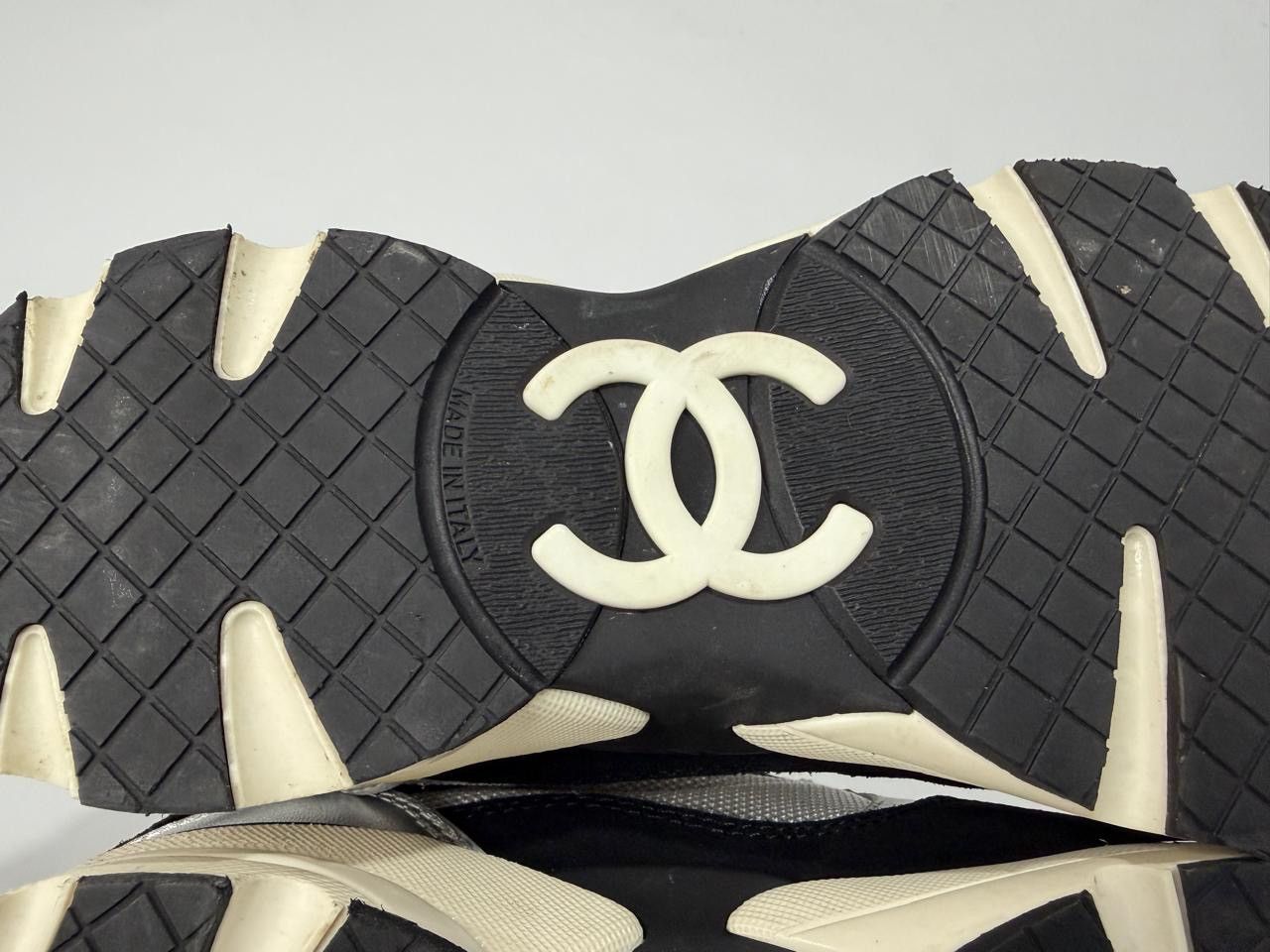 Chanel Chanel black and white color matching sneakers shoes EU 36. Size US 6 / IT 36 - 8 Thumbnail
