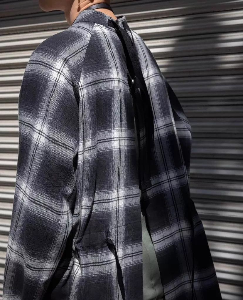 Takahiromiyashita The Soloist. soloist x Rafu Checkered Surgical Coat OS (2 Ways)One Size Size US S / EU 44-46 / 1 - 2 Thumbnail