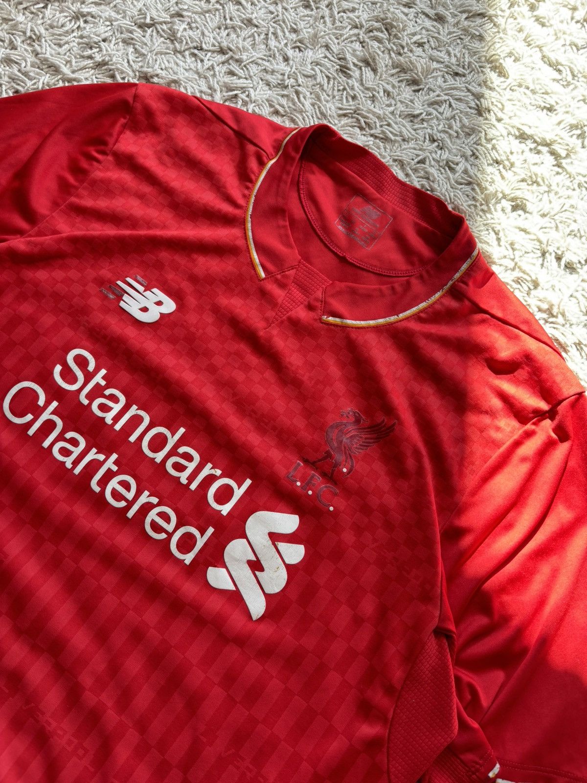 Vintage Vintage Soccer Jersey Liverpool Monogram Logo Size US L / EU 52-54 / 3 - 2 Thumbnail