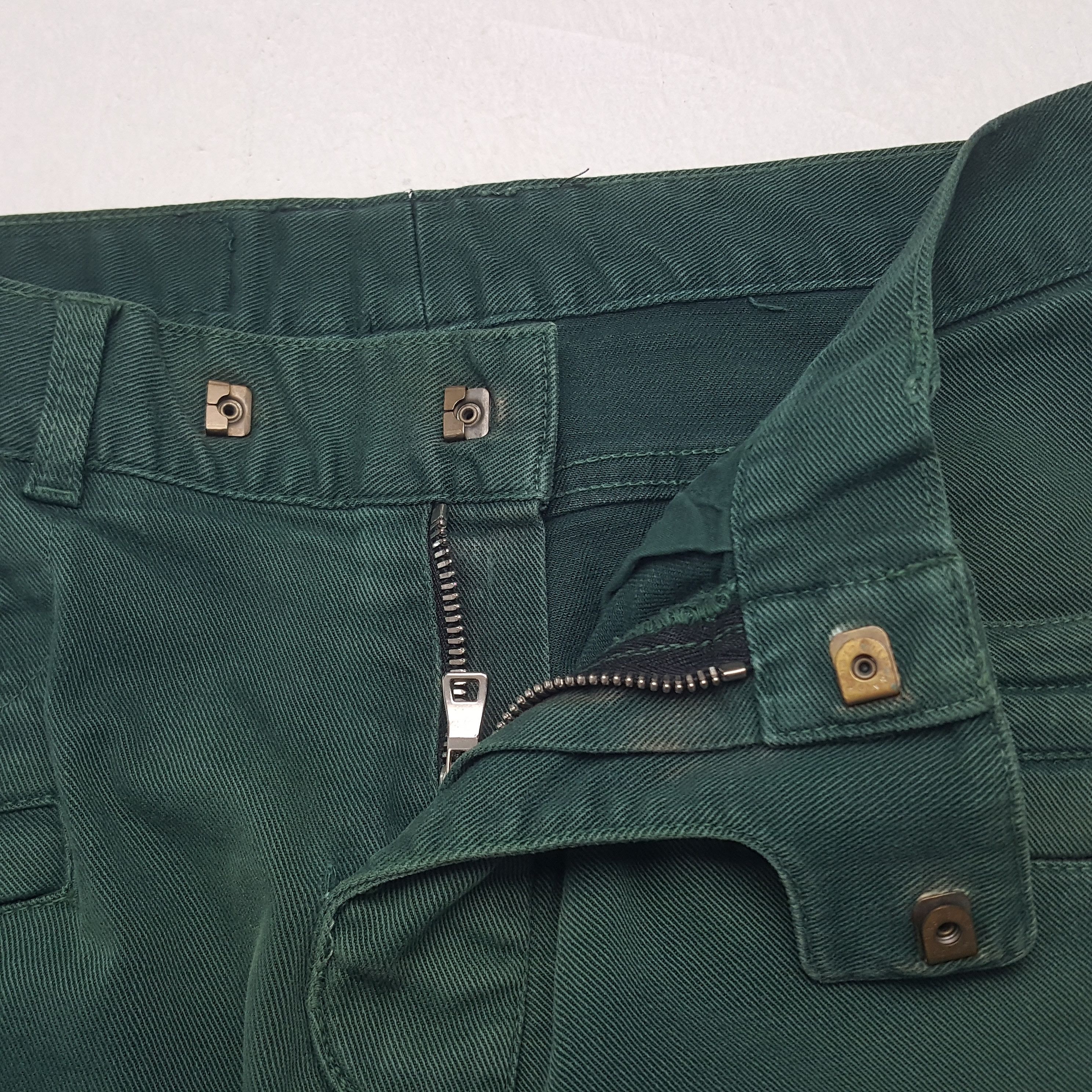 Balmain × Vintage Vintage Balmain Emerald Green Jeans Size US 29 - 12 Thumbnail