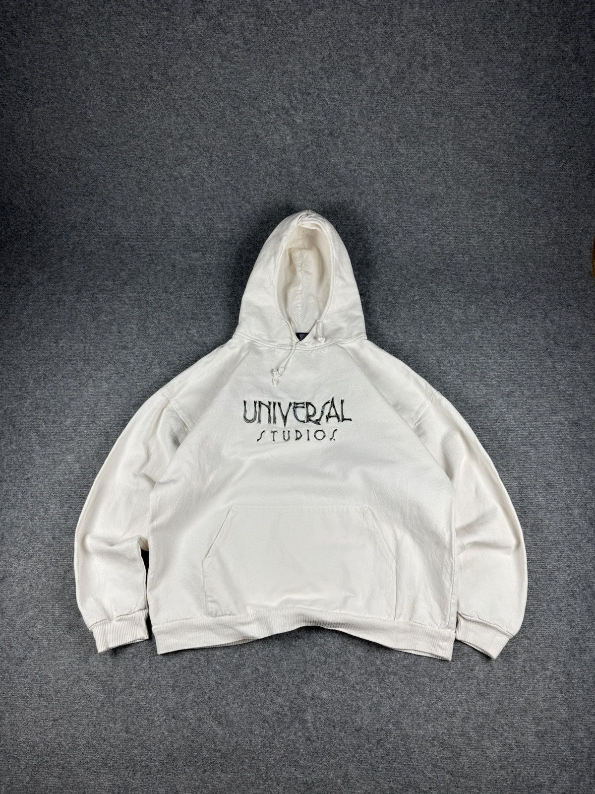 Universal Studios × Vintage Vintage 80's Unviersal Studios Hooded sweatshirt embroidered Size US L / EU 52-54 / 3 - 1 Thumbnail