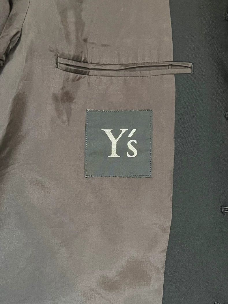Yohji Yamamoto Yohji Yamamoto size m Black Breasted blazer 2504-Nextarrow Size 38S - 3 Thumbnail