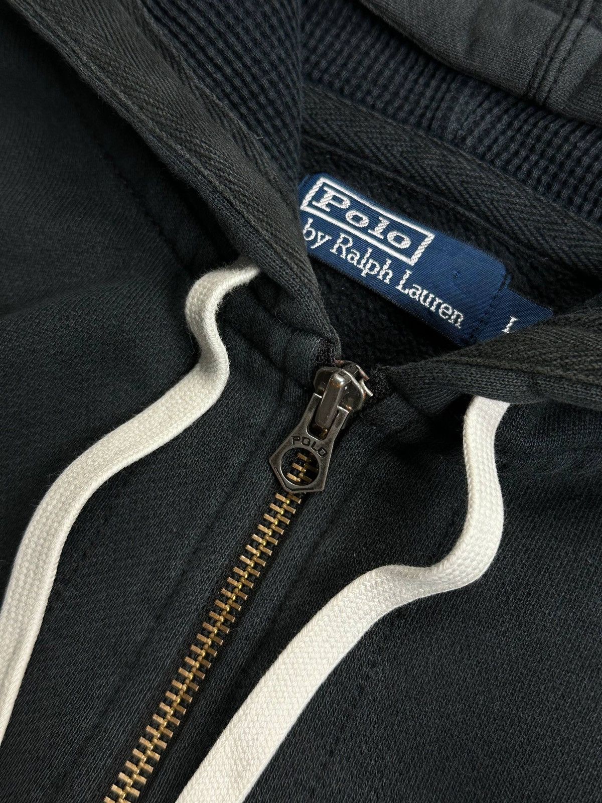 Polo Ralph Lauren Vintage 90s Polo Ralph Lauren Heavy Cotton Zip Hoodie L Size US L / EU 52-54 / 3 - 5 Thumbnail