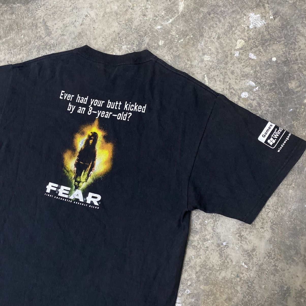 Playstation Vintage 2005 Fear Promo Game Tee Xbox Pc Ps2 Horror Movie Size US L / EU 52-54 / 3 - 1 Thumbnail