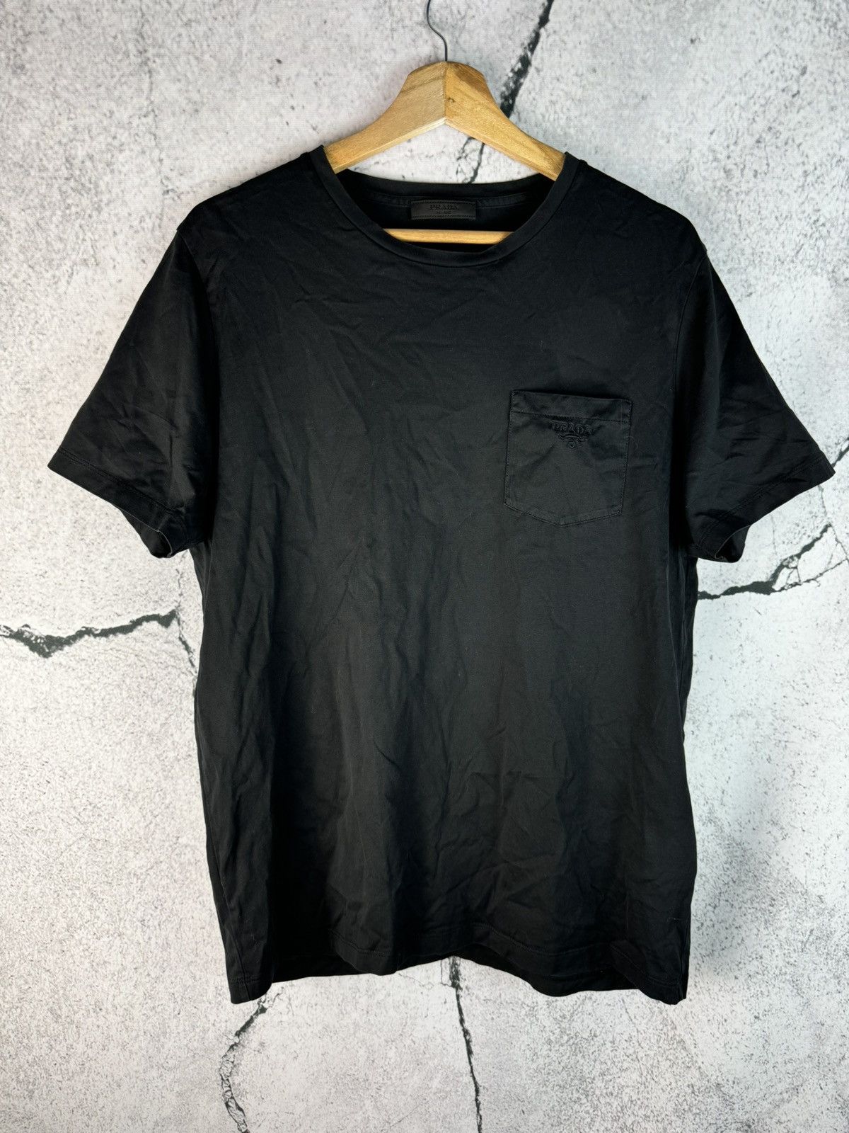Prada Prada Pocket Logo T-shirt tee Size US L / EU 52-54 / 3 - 1 Thumbnail