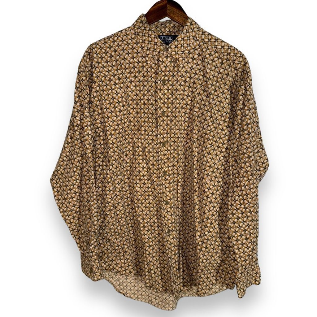 Polo Ralph Lauren Polo Ralph Lauren Paisley Lowell Sport Button Up Shirt L Size US L / EU 52-54 / 3 - 1 Thumbnail
