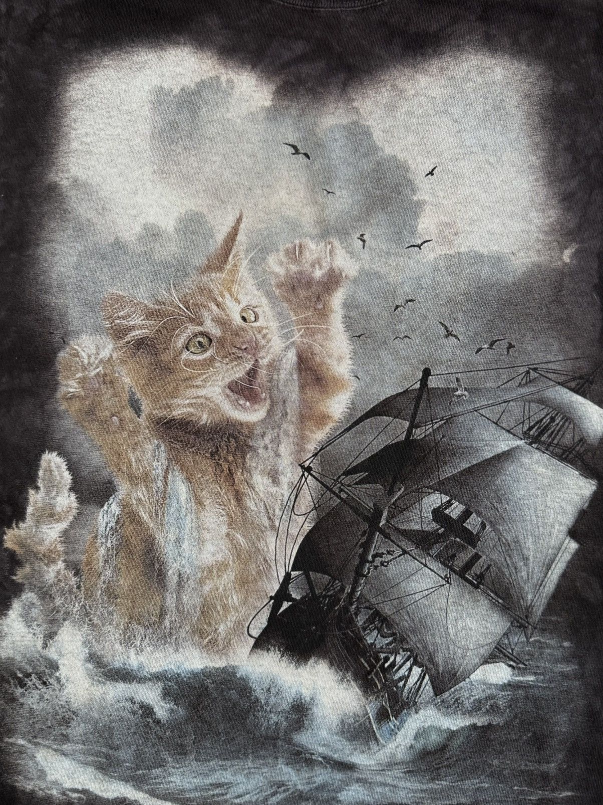 The Mountain 🔷The Mountain “The Kraken Cat” T-shirt🔷 Size US M / EU 48-50 / 2 - 3 Thumbnail