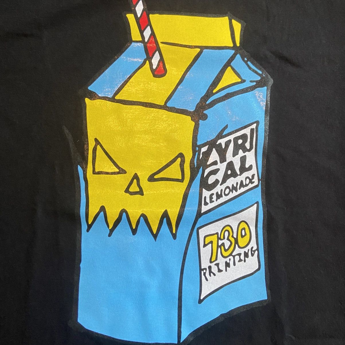 Asspizza Asspizza x Lyrical Lemonade - Carton Tee - Black - Large Size US L / EU 52-54 / 3 - 1 Thumbnail