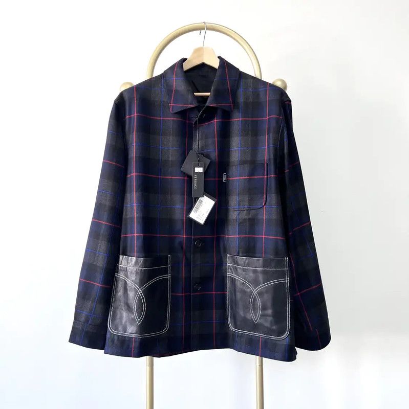 Versace Versace Colorful Wool Long-Sleeve Jacket 0089 Size US XXL / EU 58 / 5 - 1 Thumbnail