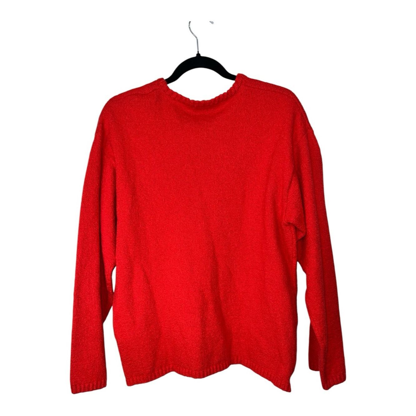 Sandro Sandro Paris Bouclé Knit Sweater NWT Red Made in Italy Size Size M / US 6-8 / IT 42-44 - 3 Thumbnail