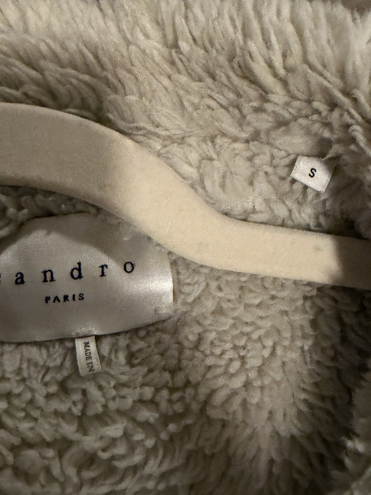 Sandro Sandro trucker faux shearling Size US S / EU 44-46 / 1 - 3 Thumbnail
