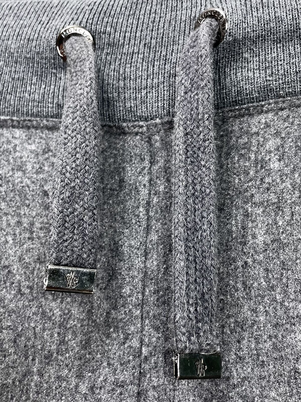 Moncler Moncler 100% Virgin Wool Knit Joggers – Grey – Size IT 40 Size 27" / US 4 / IT 40 - 6 Thumbnail