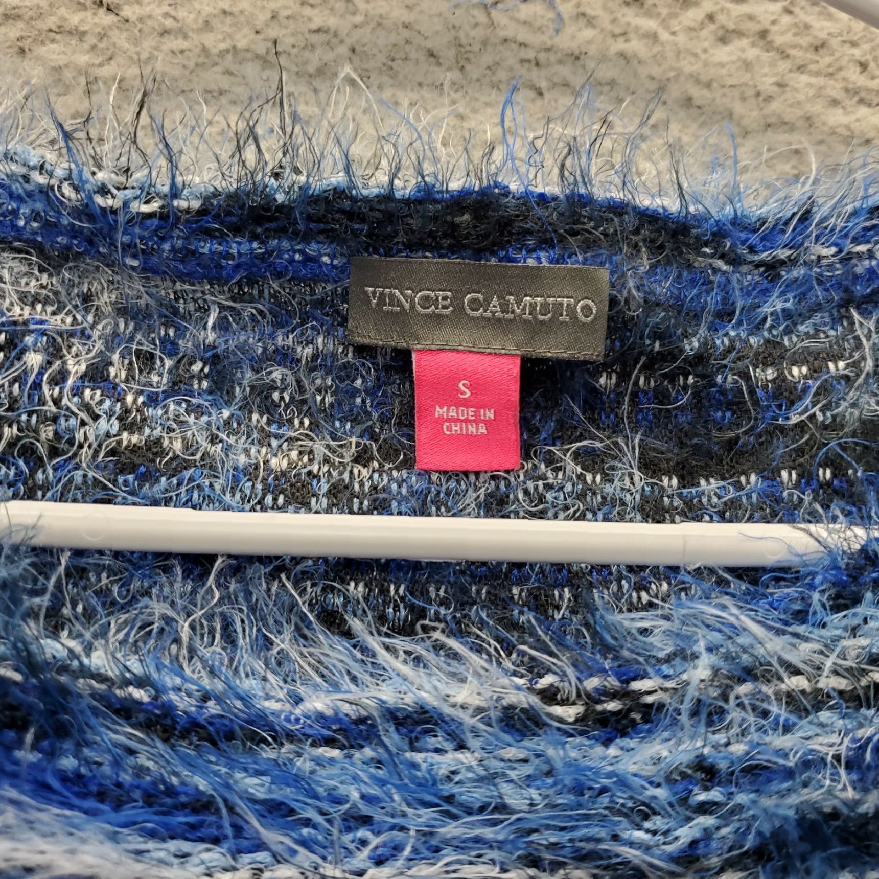 Vince Camuto Vince Camuto Sweater Womens Small Multicolor Space Dye Eyelash Long Sleeve Round Neck Size S / US 4 / IT 40 - 5 Thumbnail
