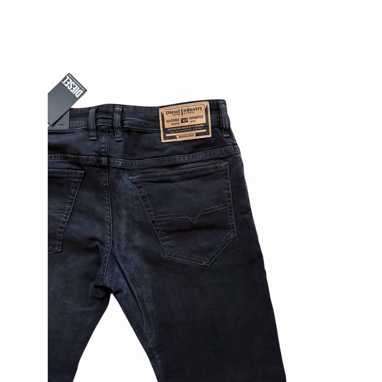 Diesel Mens Thommer Slim Fit Jeans RB064 Black Size 32/32