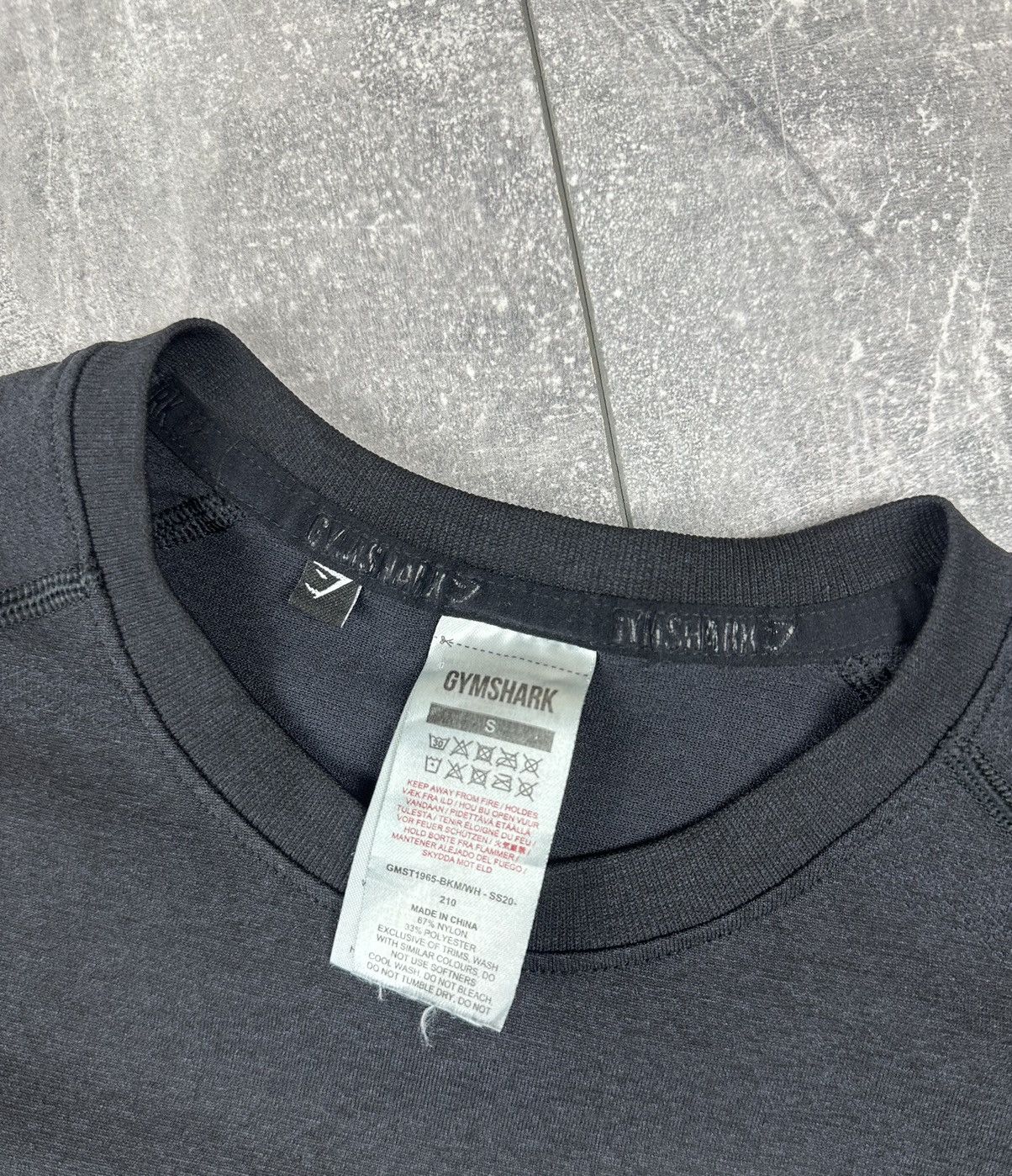 Gymshark Gymshark Phantom Semless Black Mens T-Shirt Size US S / EU 44-46 / 1 - 5 Thumbnail