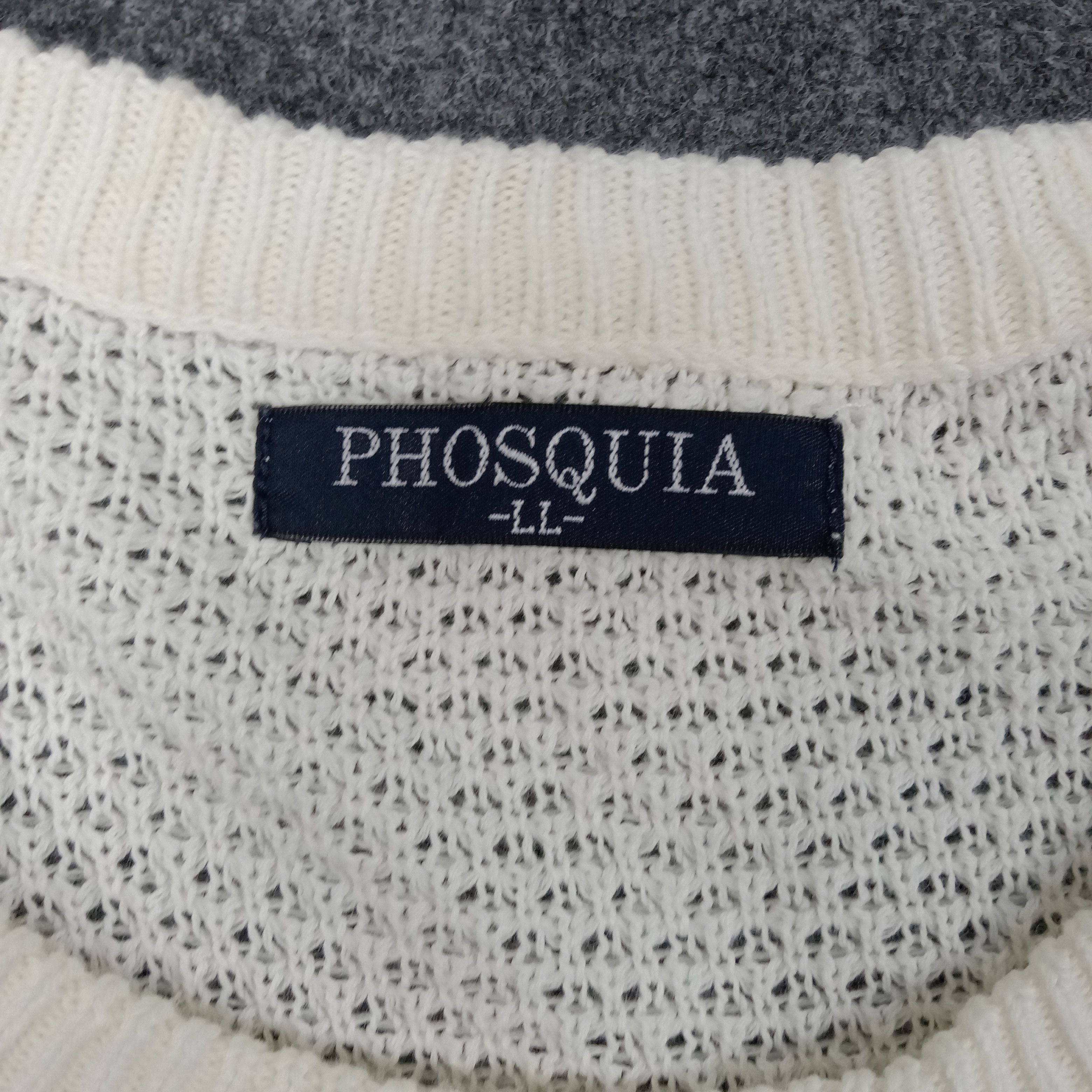 If Six Was Nine × Japanese Brand × Vintage PHOSQUIA Skull Japanese Punk Custom Logo Knitwear C229N5 Size US S / EU 44-46 / 1 - 5 Thumbnail