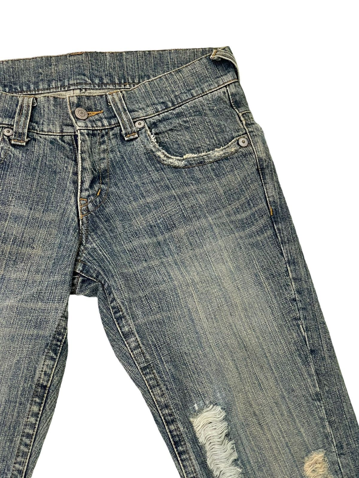 Tornado Mart Flare Jeans Tornado Mart Distress Low Rise Boot Cut 6🟦5 Size US 30 / EU 46 - 9 Thumbnail