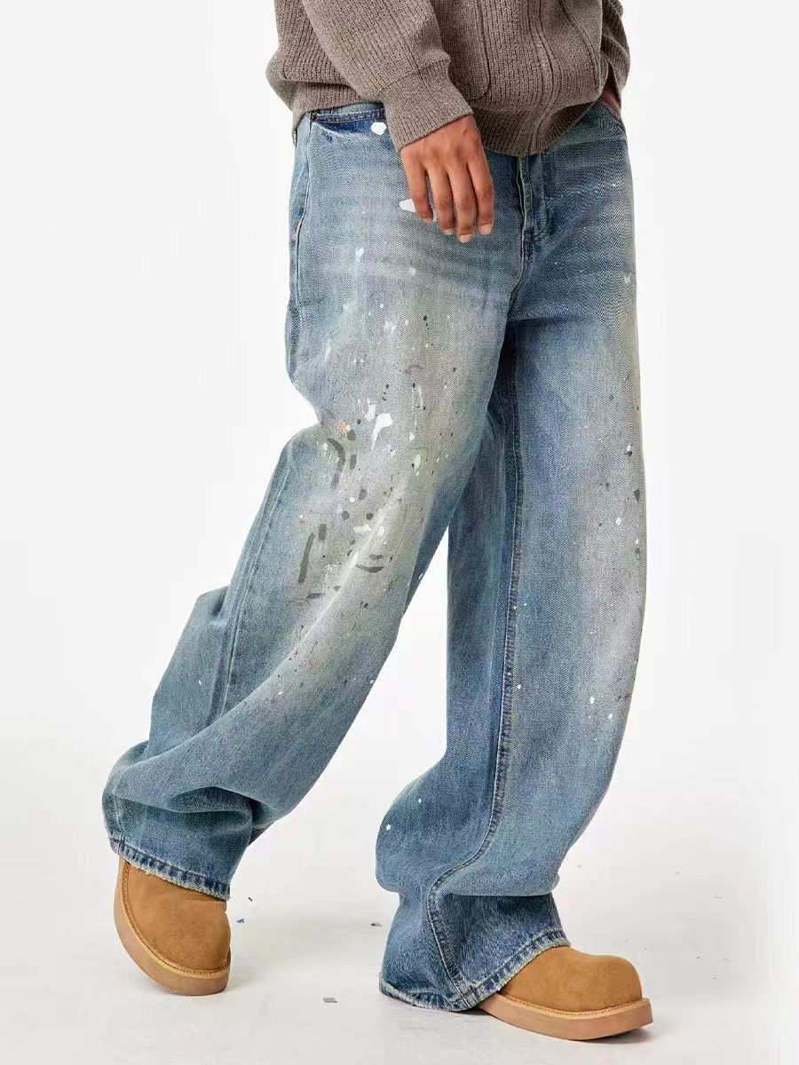 Japanese Brand × Vintage Street Hip Hop Graffiti Washed Relaxed Jeans Size US 28 / EU 44 - 5 Thumbnail