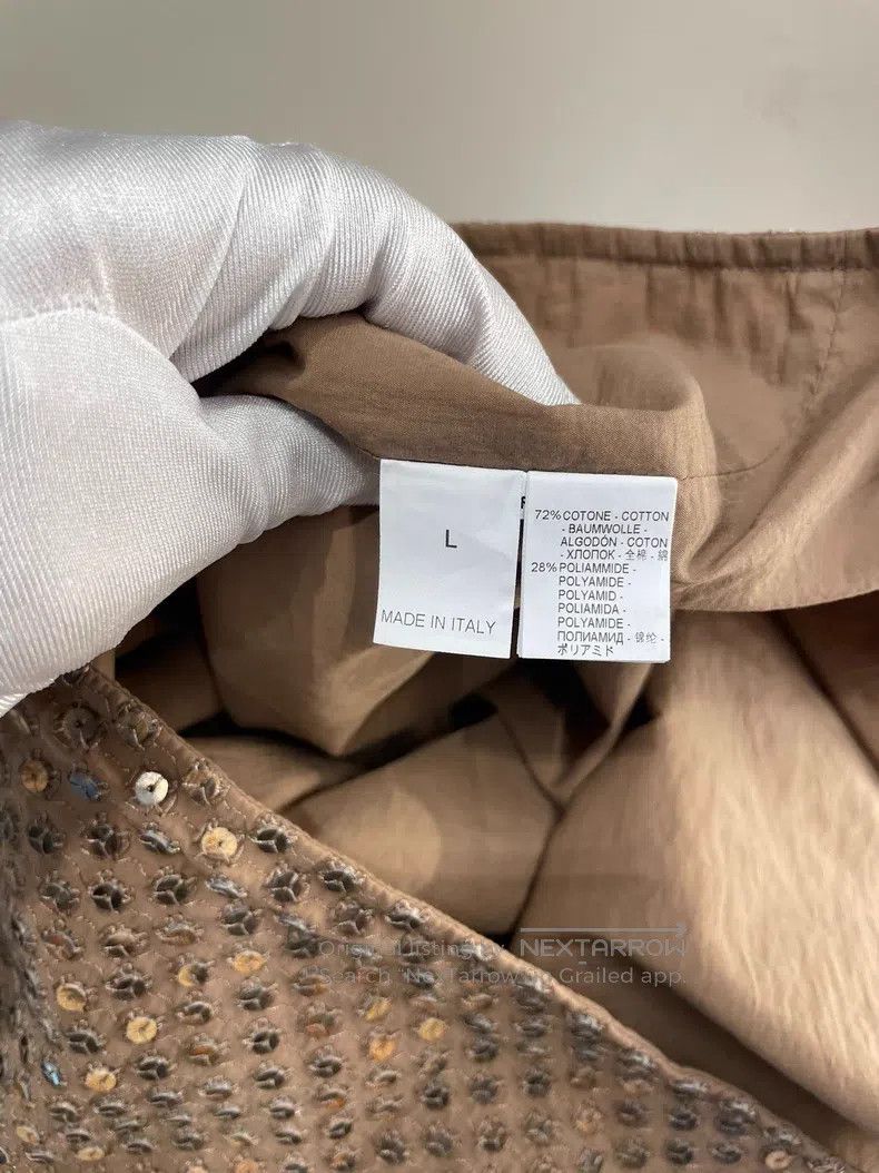 Brunello Cucinelli Brunello Cucinelli Khaki Cotton Heavy Duty Vest Size L / US 10 / IT 46 - 4 Thumbnail