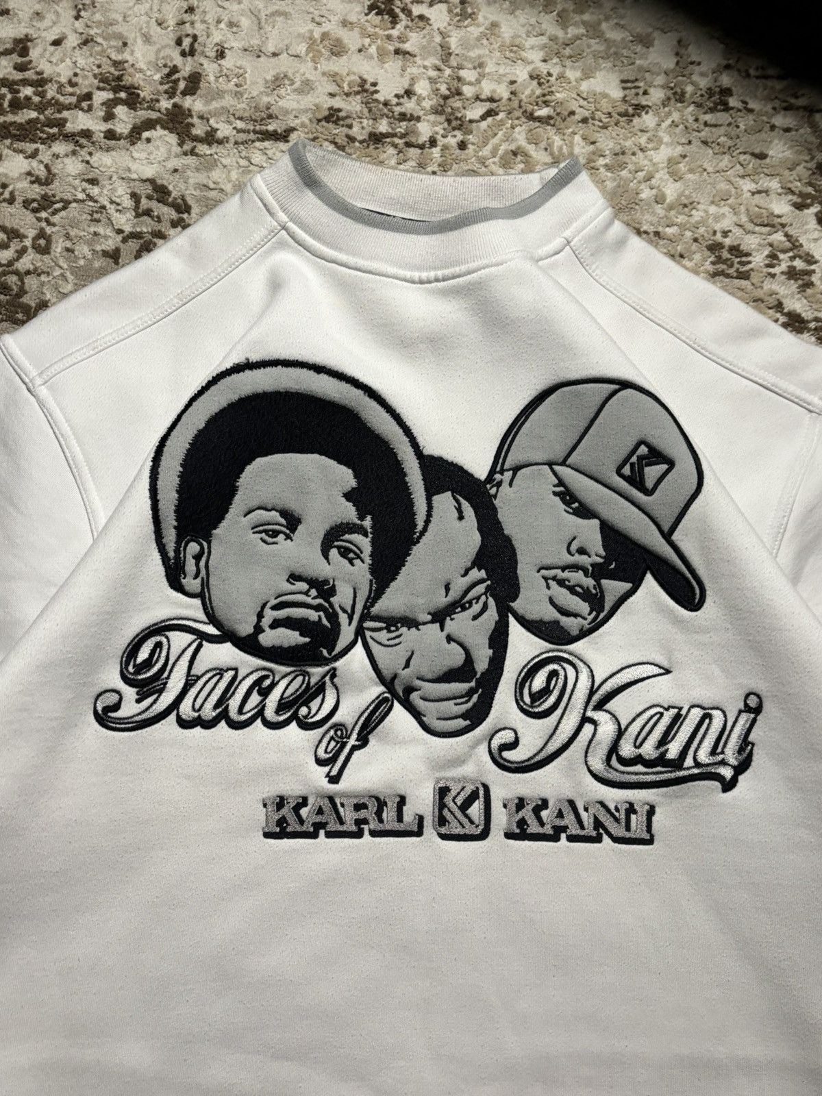 Karl Kani ‼️ MEGA VINTAGE LUXURY Karl Kani “Faces of Kani” Sweatshirt Size US M / EU 48-50 / 2 - 2 Thumbnail