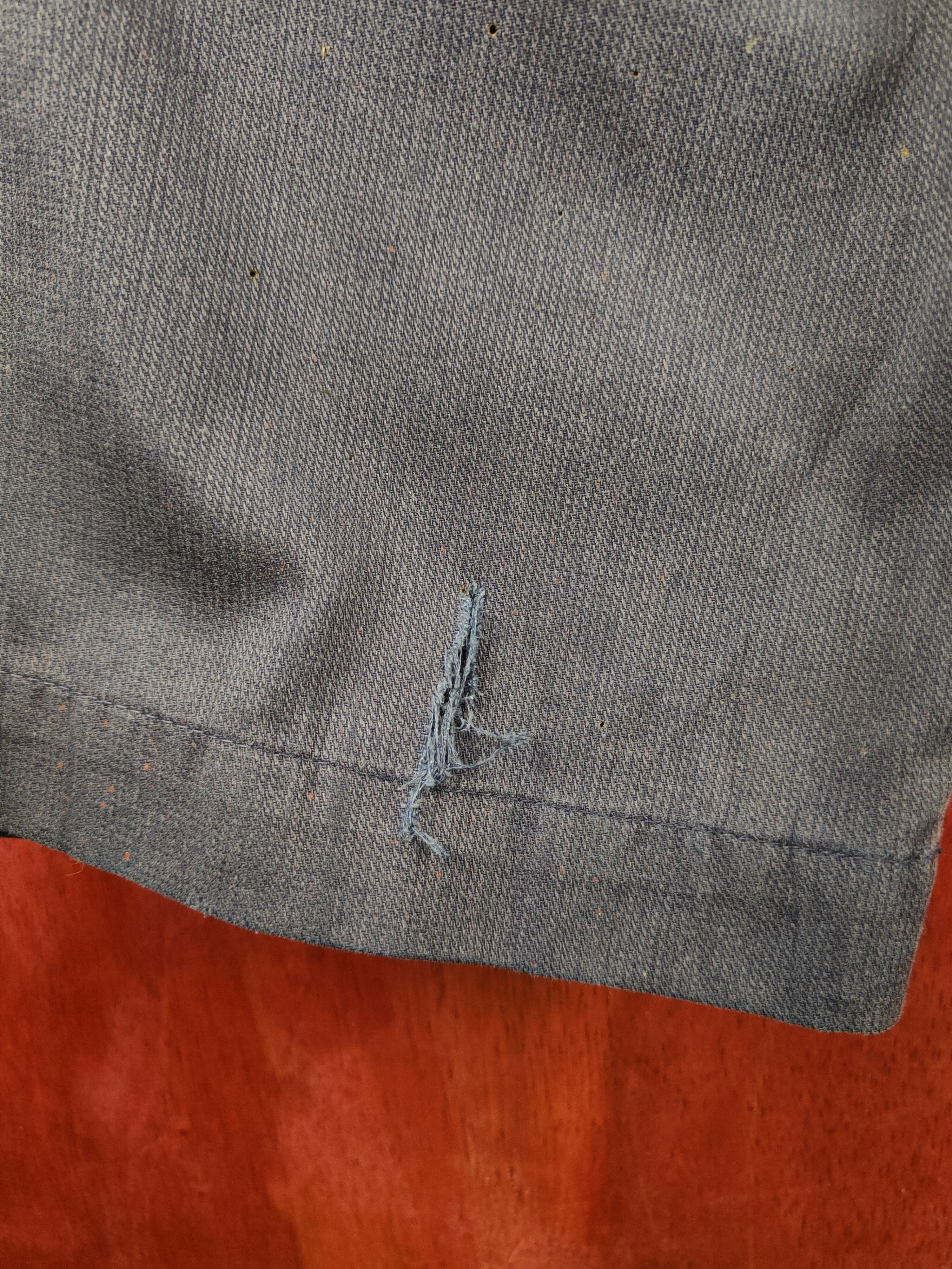 Japanese Brand Vintage Japanese Faded Dark Blue Cargo Pants N#S44 Size US 31 - 5 Thumbnail
