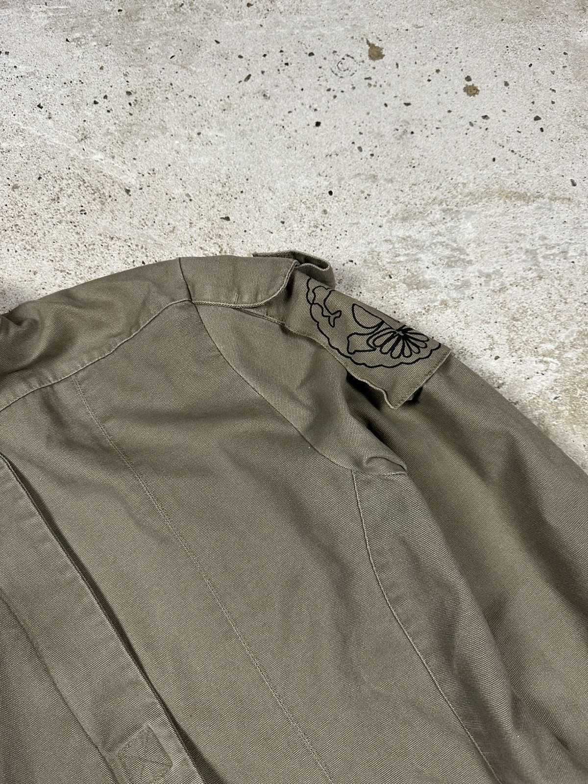 Japanese Brand Vintage Y2K Asymmetrical Utility Light Jacket Army Style Size US S / EU 44-46 / 1 - 9 Thumbnail