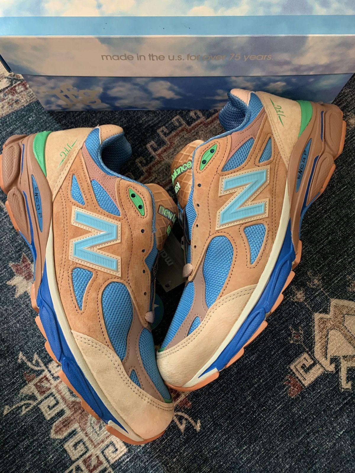 Joe Freshgoods × New Balance 2021 New Balance 990V3 JoeFreshGoods Outside Clothes Size US 11.5 / EU 44-45 - 7 Thumbnail