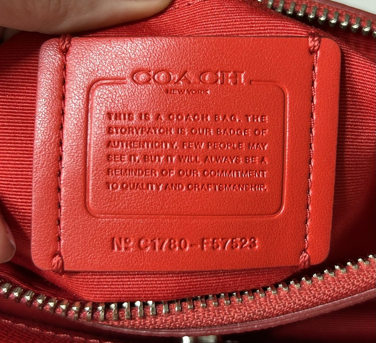 Coach Coach Bright Red Mini Christie Carryall Satchel Crossbody Size ONE SIZE - 9 Thumbnail