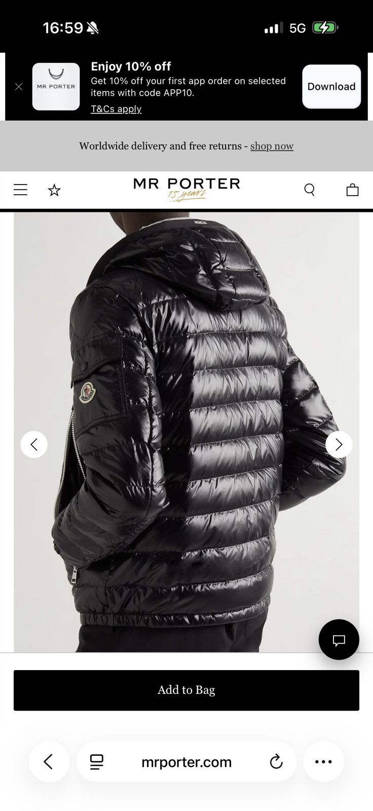 Moncler Moncler Galion Jacket Size US L / EU 52-54 / 3 - 20 Thumbnail