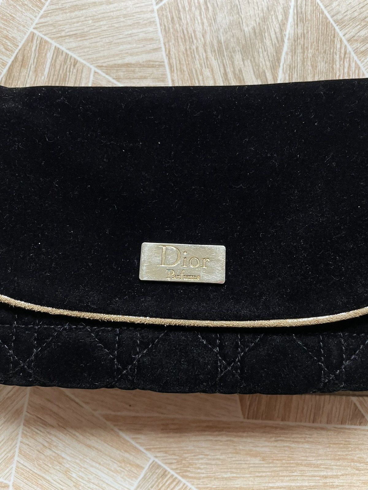 Christian Dior Monsieur × Dior × Vintage Vintage Designer Christian Dior Parfums Hand Velour Bag Size ONE SIZE - 3 Thumbnail