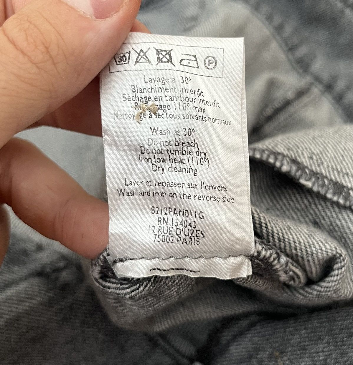 Sezane Sezane Maxime Grey Trousers Size 25" / US 0 / IT 36 - 9 Thumbnail