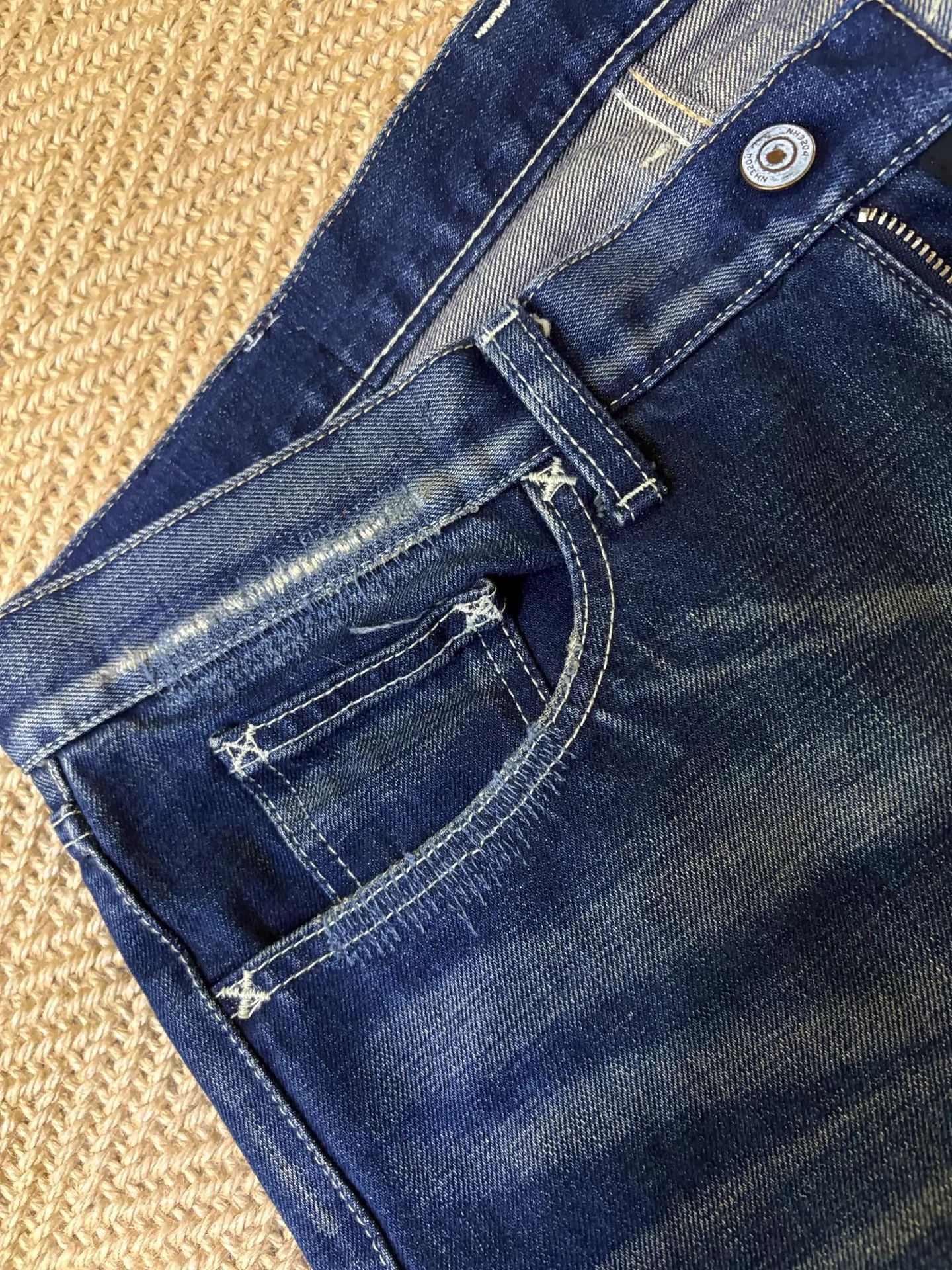 Neighborhood Neighborhood 05 Lightning Wash Distressed Jeans L Size US 34 / EU 50 - 8 Thumbnail