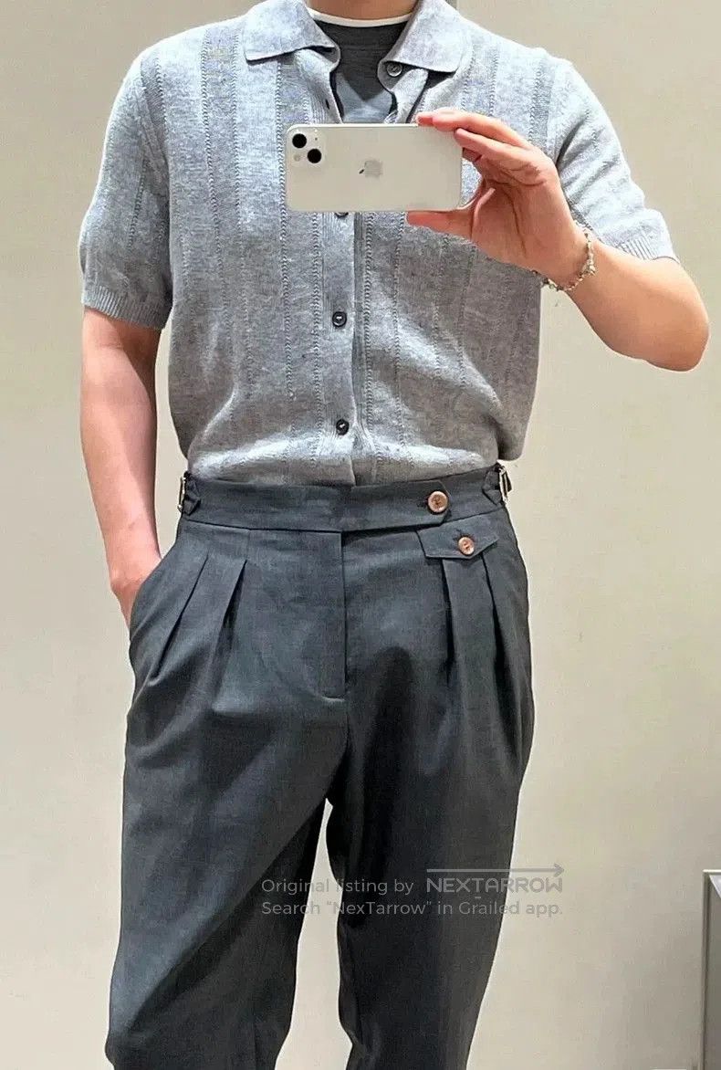 Brunello Cucinelli Brunello Cucinelli Men's Polo Knit. Size US M / EU 48-50 / 2 - 2 Thumbnail