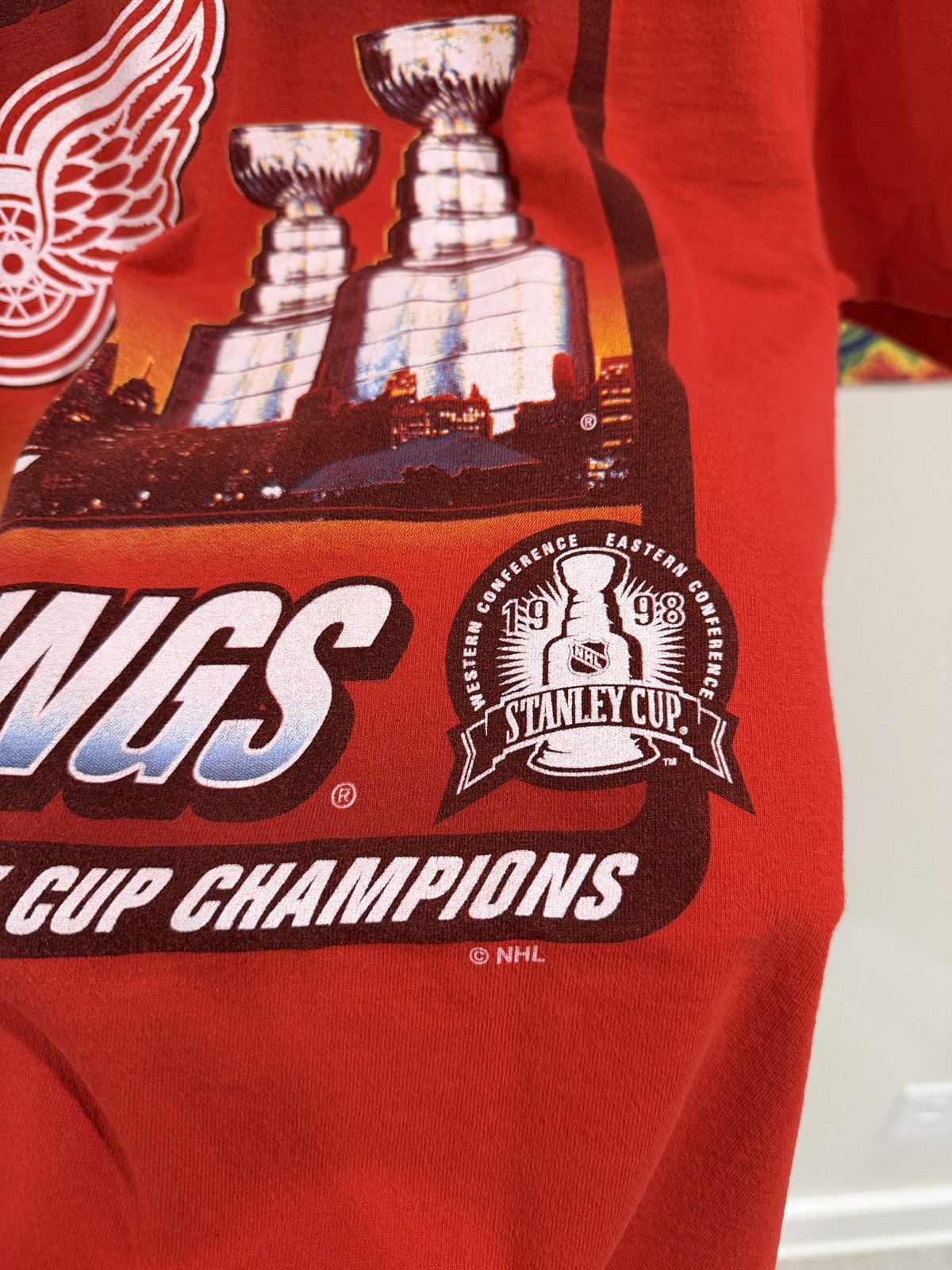 Pro Player Vintage NHL Detroit Red Wings 1997-1998 Stanley Cup Champion Size US L / EU 52-54 / 3 - 4 Thumbnail